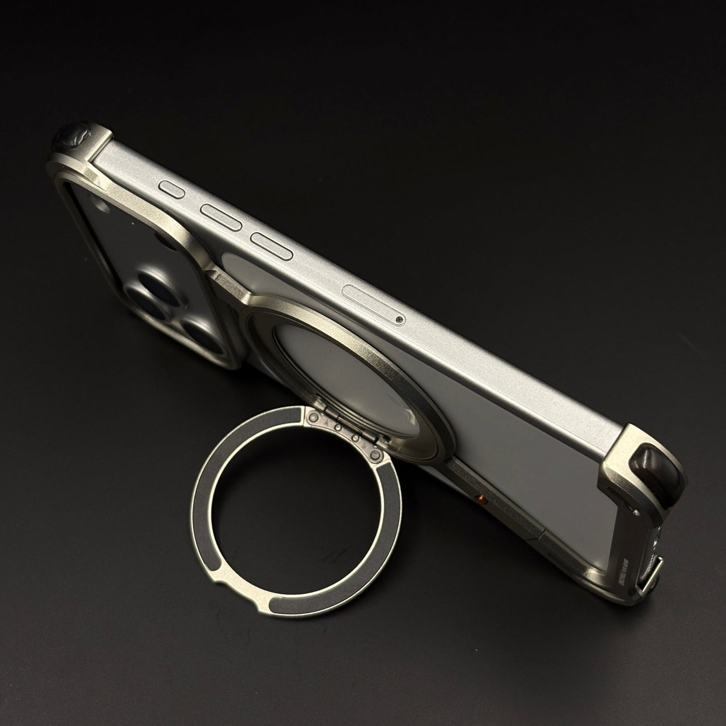 Z Bracket 360 Rotating MagSafe Phone Case Cover for iPhone 17 Series | Metal Frameless Edition