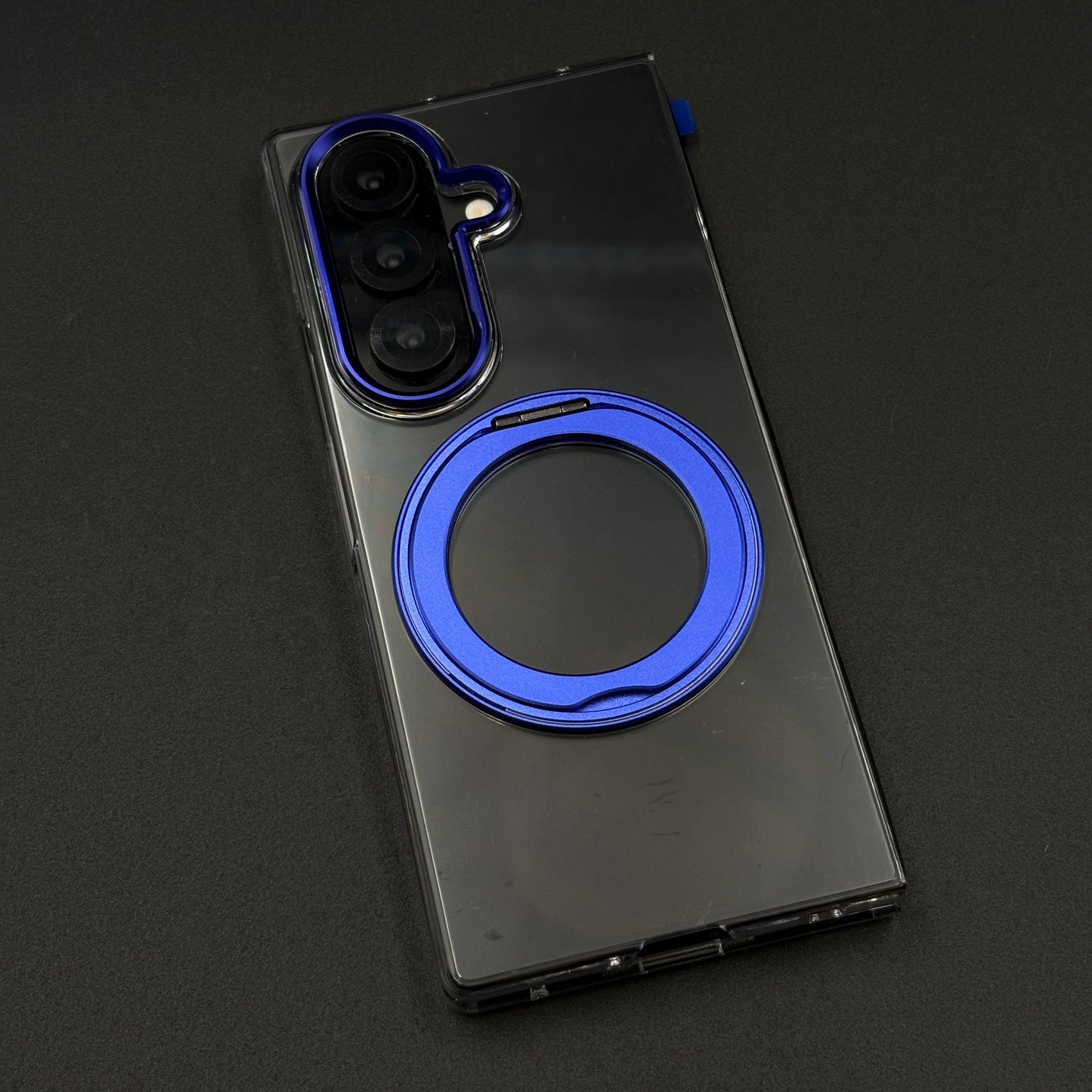 Premium Transparent Case with 360° Rotating Kickstand for Samsung Galaxy Z Fold 7 | No-Yellowing | Sleek Fit