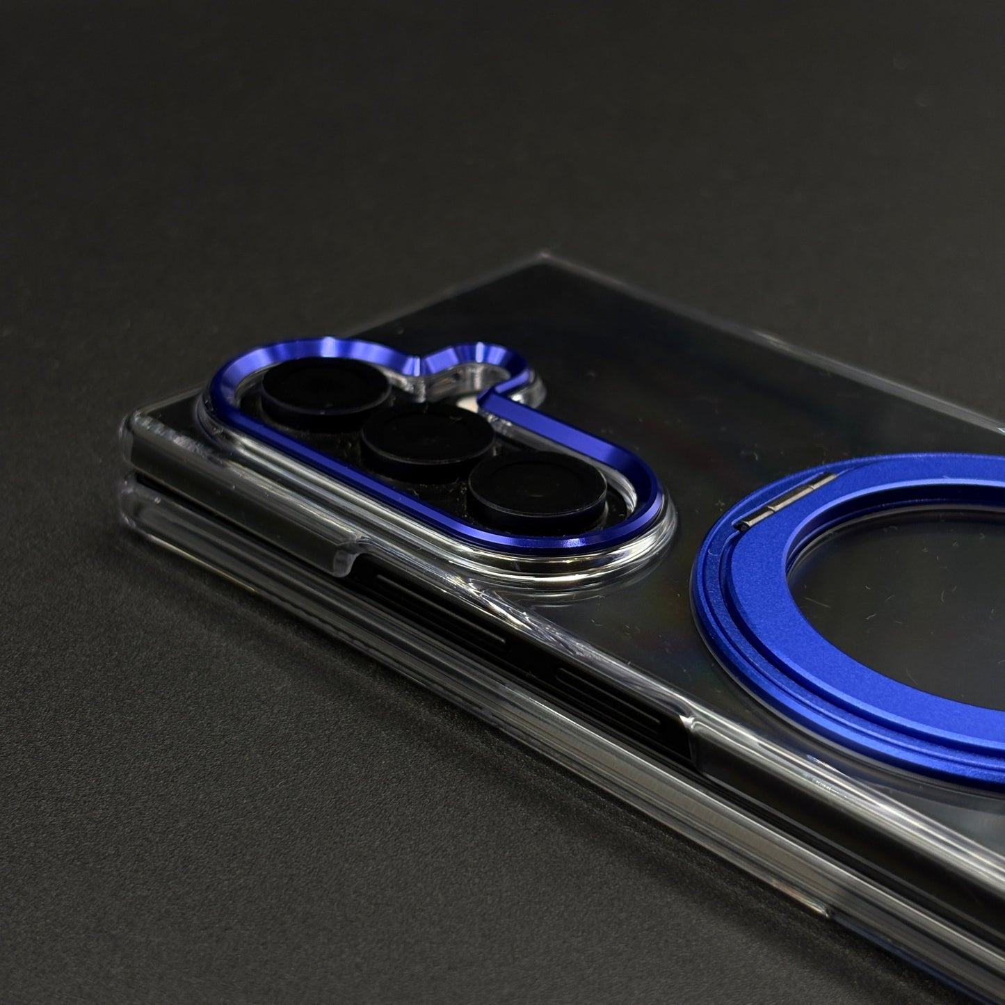 Premium Transparent Case with 360° Rotating Kickstand for Samsung Galaxy Z Fold 7 | No-Yellowing | Sleek Fit