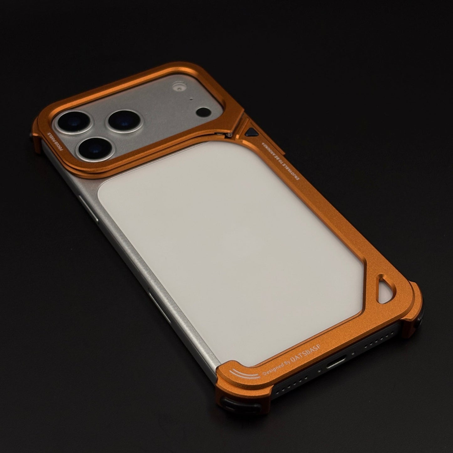 Metal Bumper Mobile Back Case Cover for iPhone 17 Series | Industrial Slim Protective Frame
