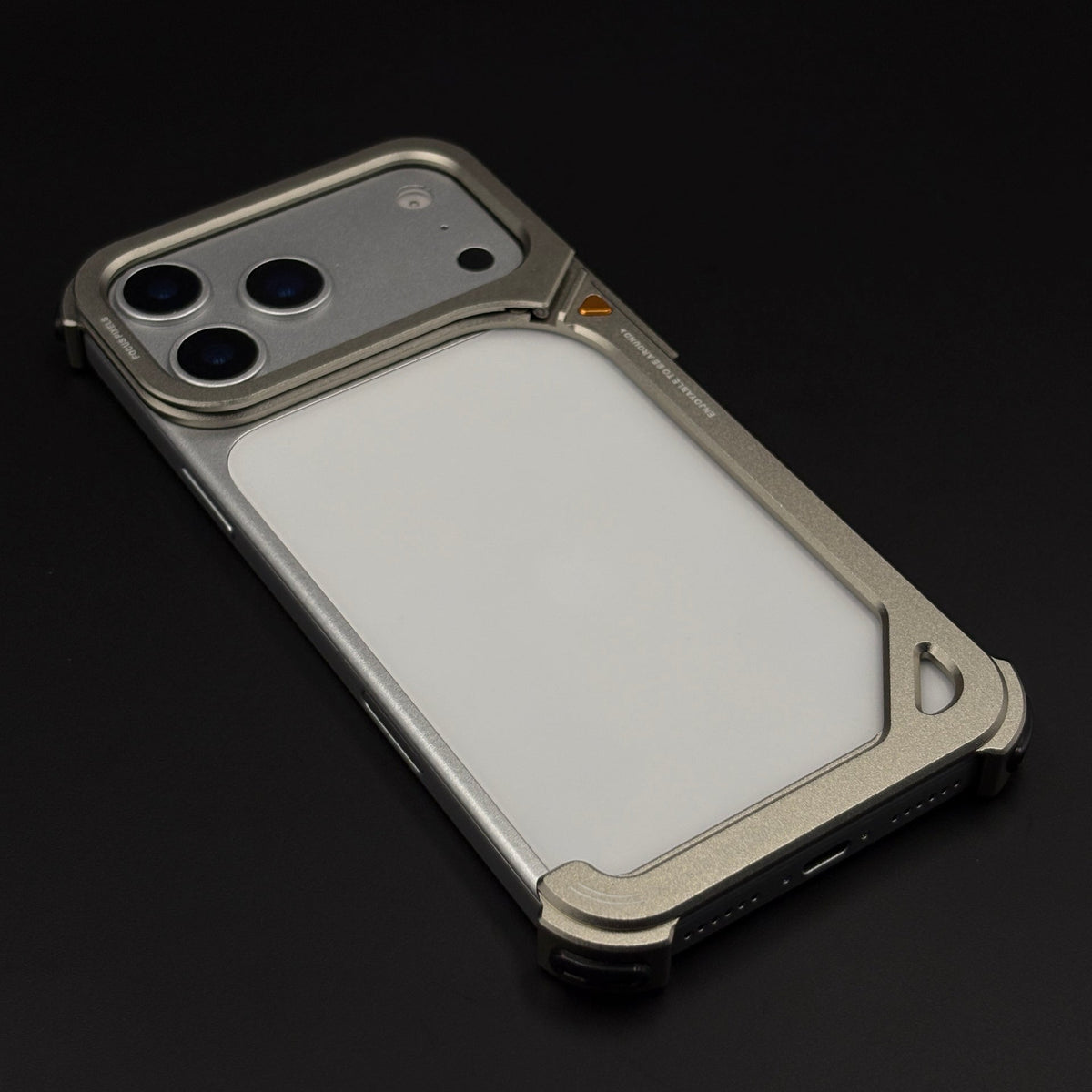 9 Shape Aluminum Metal Frameless Border Mobile Case Cover for iPhone 17 Series