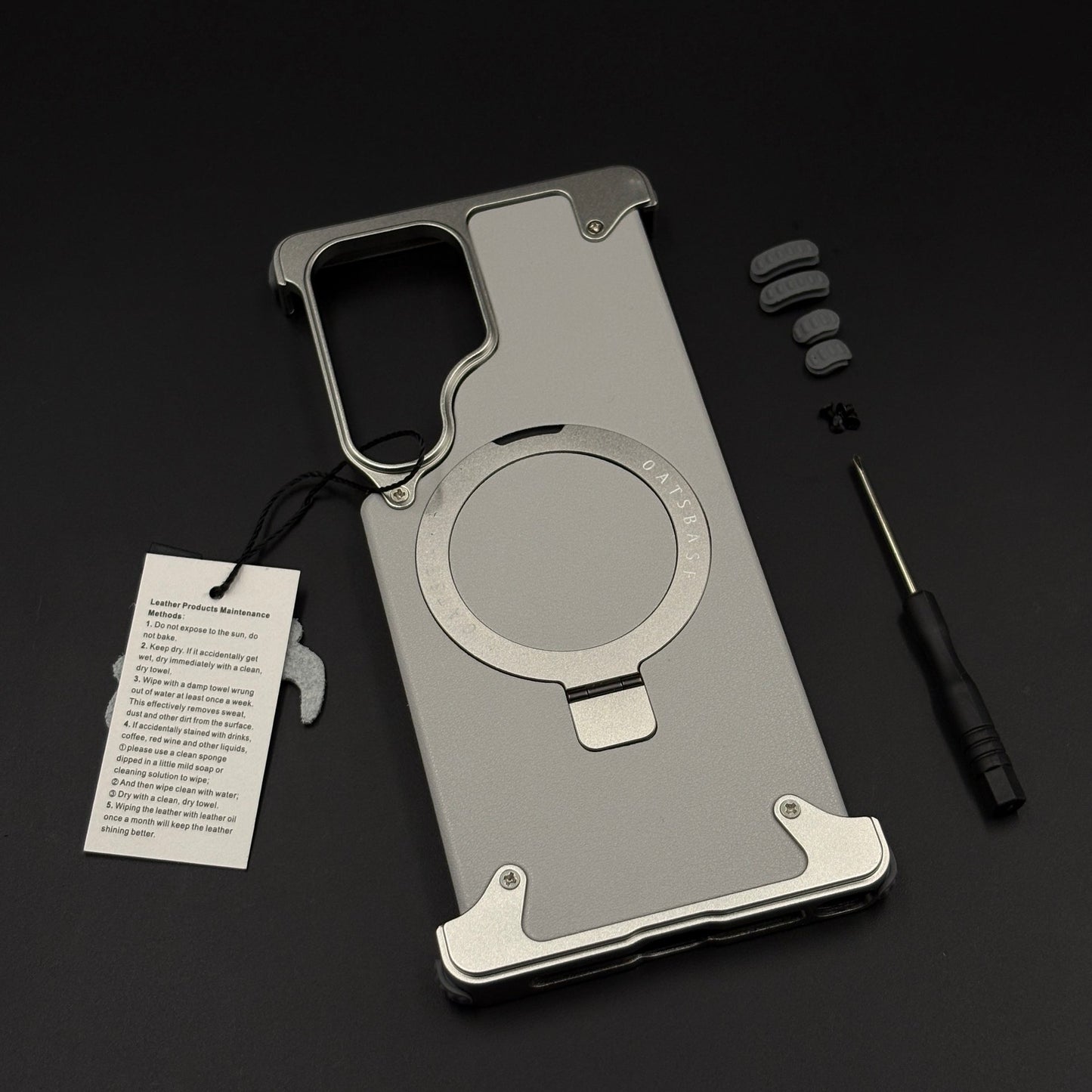 Metal Armor Ring Stand Mobile Case Cover for Samsung Galaxy S26 Ultra | Magnetic Grip