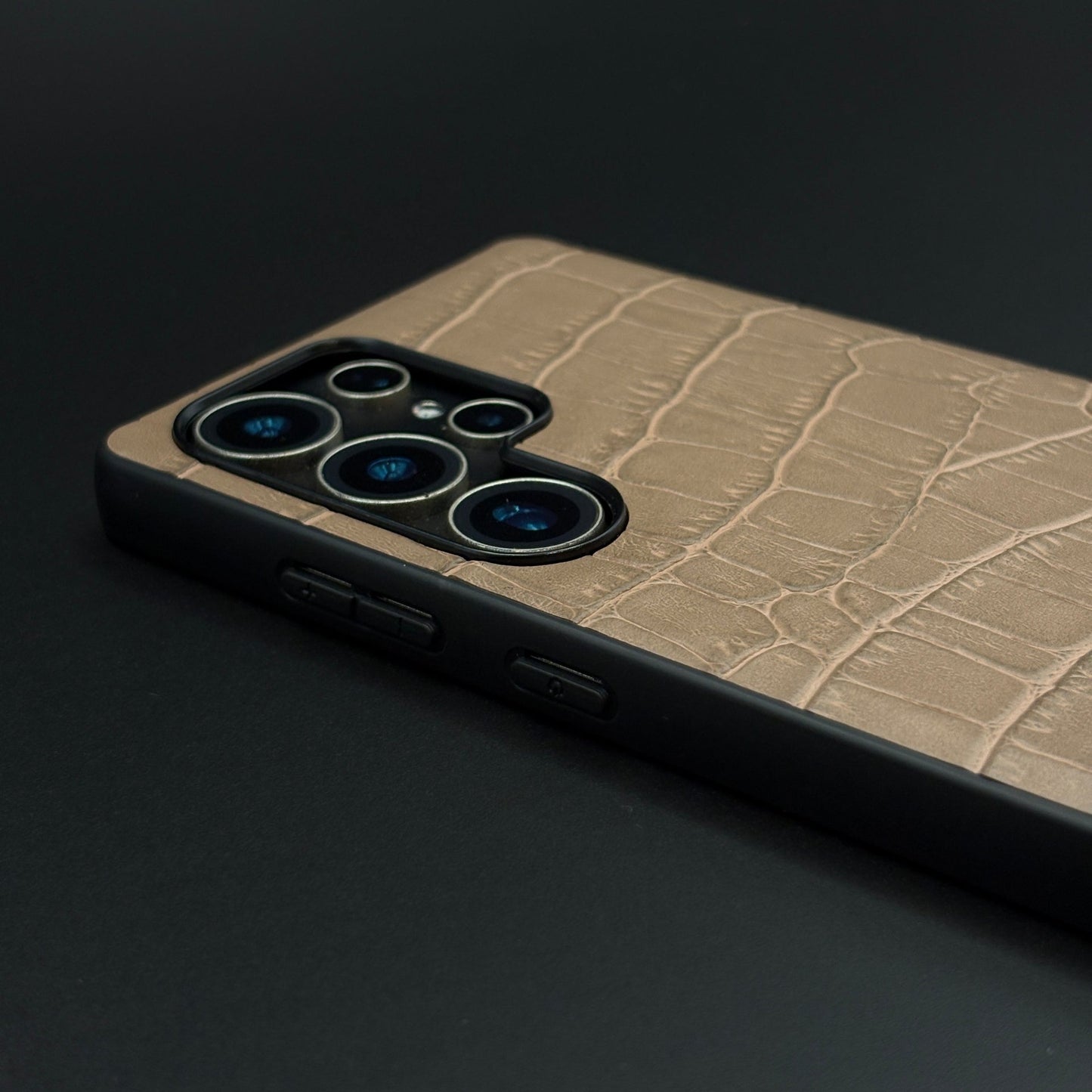 Croc Feel Leather Case for Samsung Galaxy S25 Ultra | Luxury Pattern | Slim Fit Cover