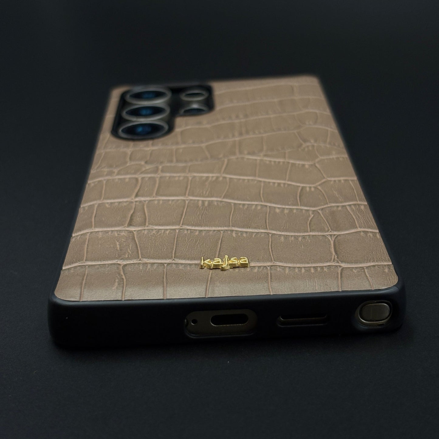 Croc Feel Leather Case for Samsung Galaxy S25 Ultra | Luxury Pattern | Slim Fit Cover