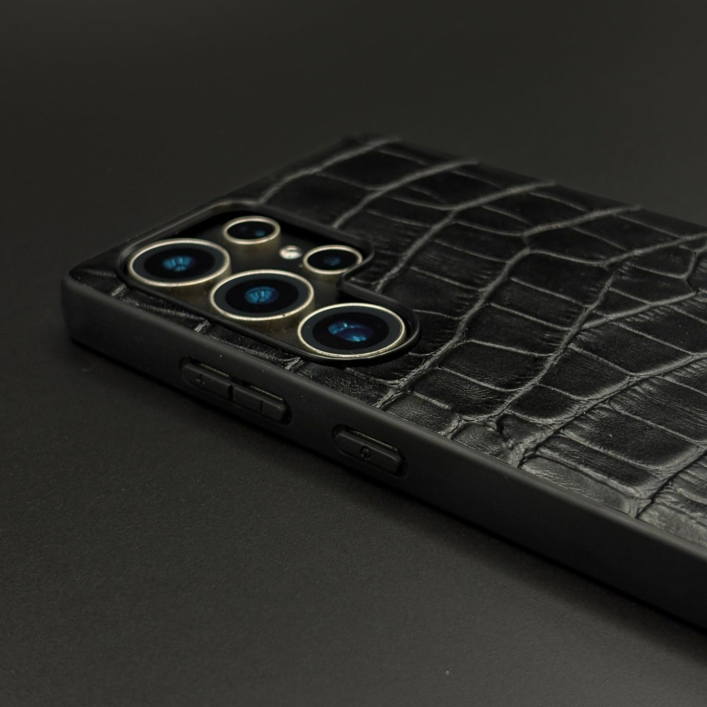 Croc Feel Leather Case for Samsung Galaxy S25 Ultra | Luxury Pattern | Slim Fit Cover