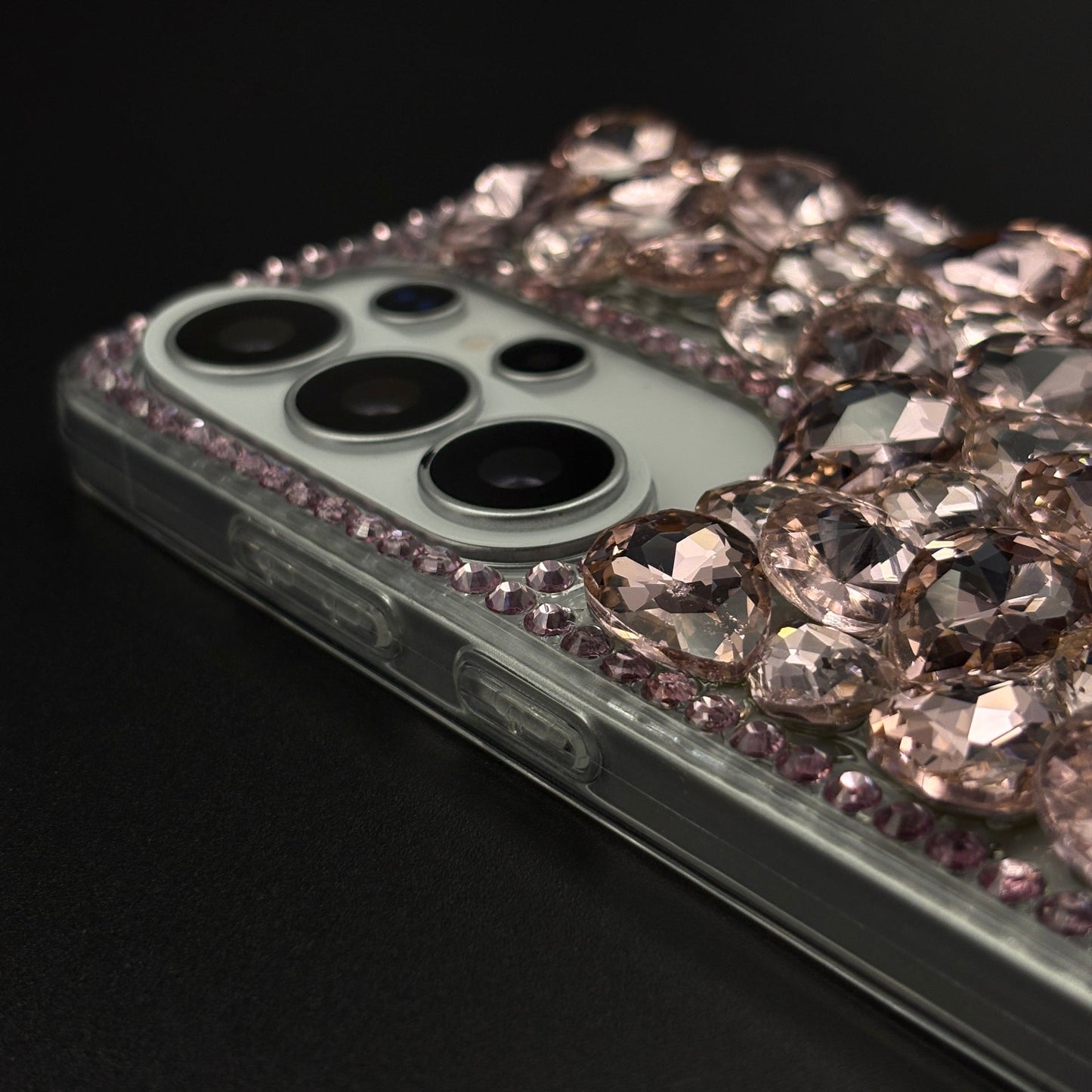 Gemstone Luxe Case for Samsung Galaxy S25 Ultra with Crystal Embellishment and Elegant Sparkle