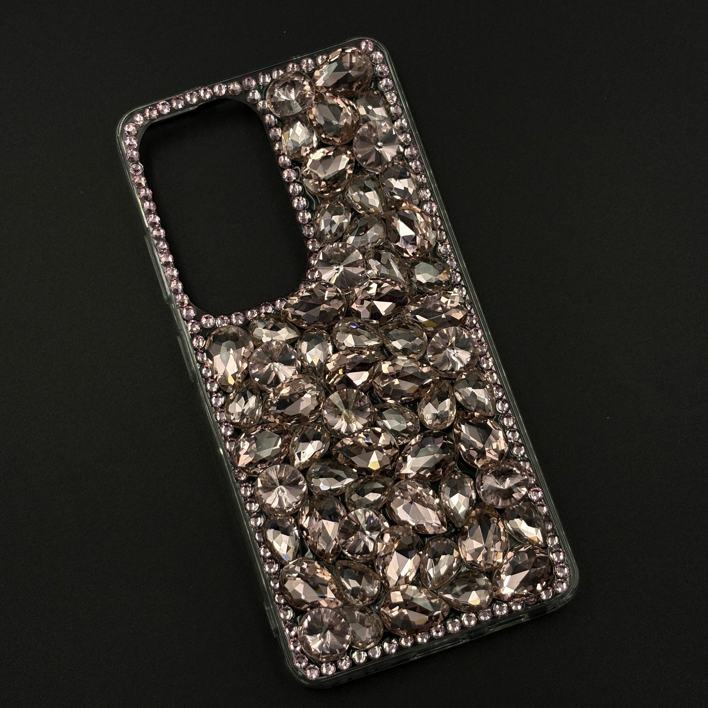Gemstone Luxe Case for Samsung Galaxy S25 Ultra with Crystal Embellishment and Elegant Sparkle