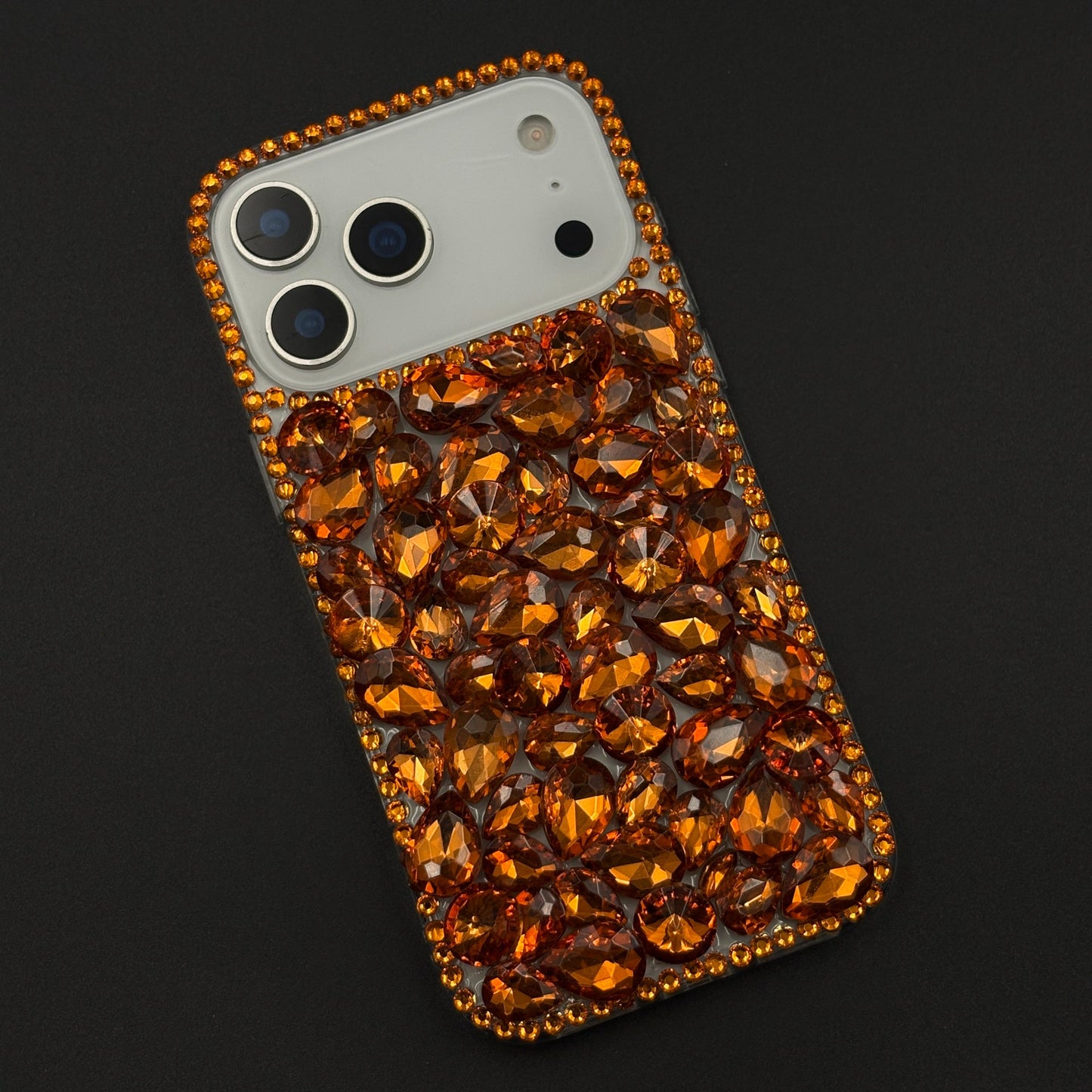 Gemstone Luxe Case for iPhone 17 Series with Crystal Embellishment and Elegant Sparkle