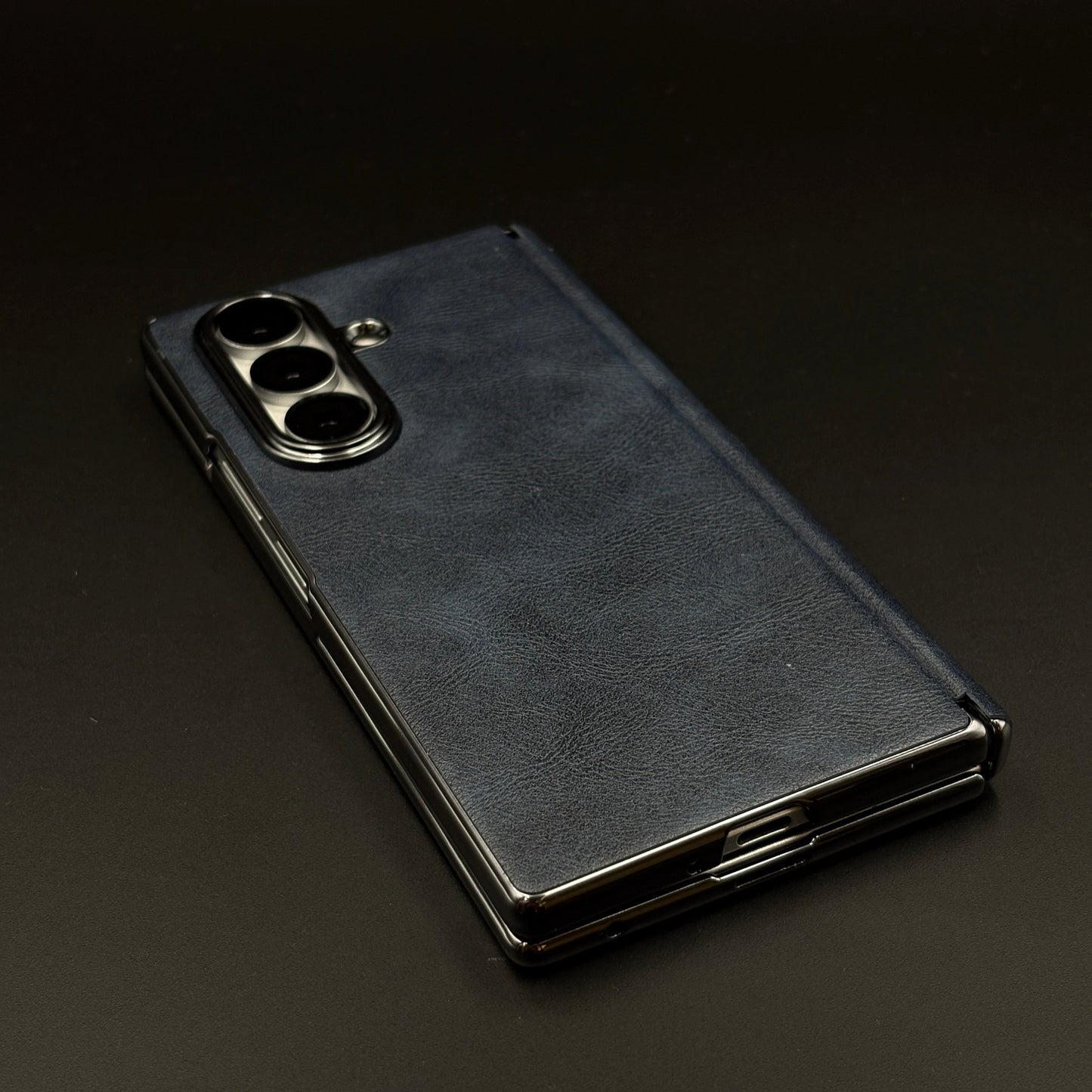 Protective Leather Case for Samsung Galaxy Z Fold 7 | Front Display & Hinge Guard | Luxury Edition