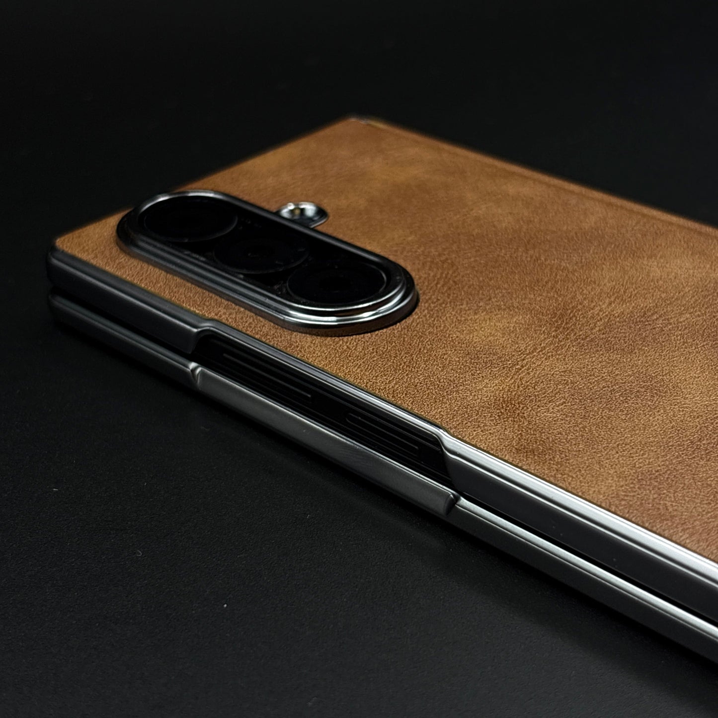 Protective Leather Case for Samsung Galaxy Z Fold 7 | Front Display & Hinge Guard | Luxury Edition