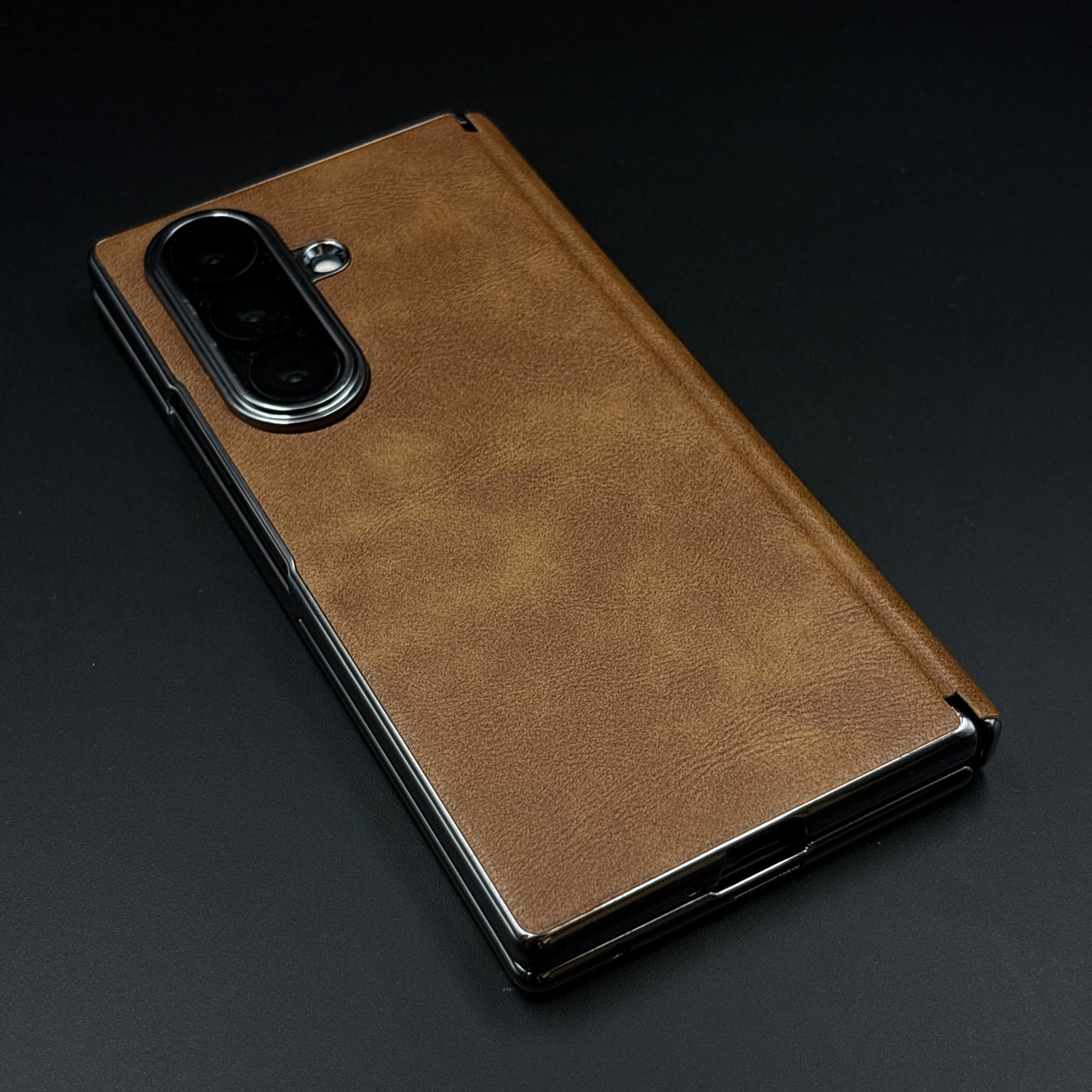 Protective Leather Case for Samsung Galaxy Z Fold 7 | Front Display & Hinge Guard | Luxury Edition