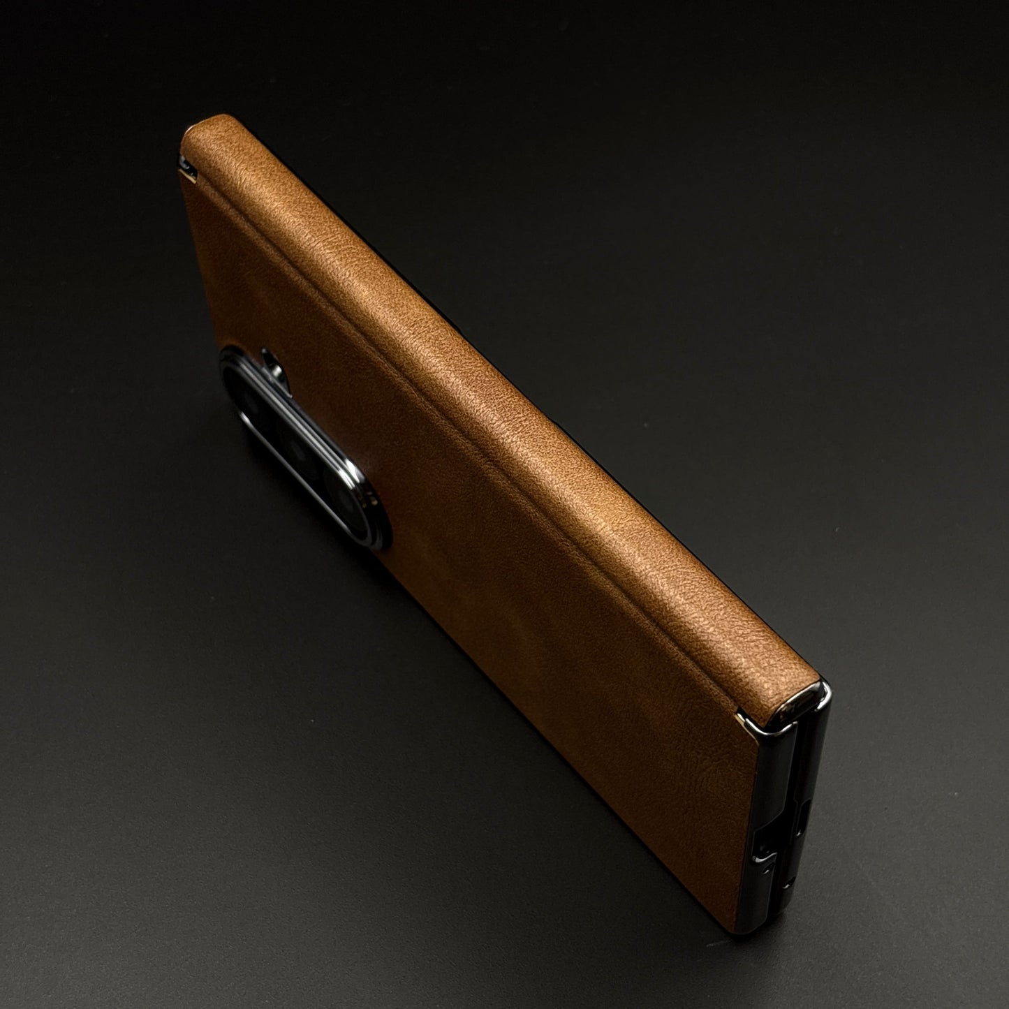 Protective Leather Case for Samsung Galaxy Z Fold 7 | Front Display & Hinge Guard | Luxury Edition