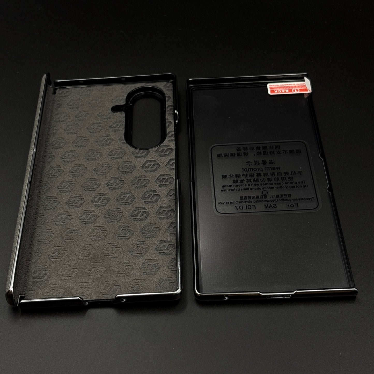 Protective Leather Case for Samsung Galaxy Z Fold 7 | Front Display & Hinge Guard | Luxury Edition