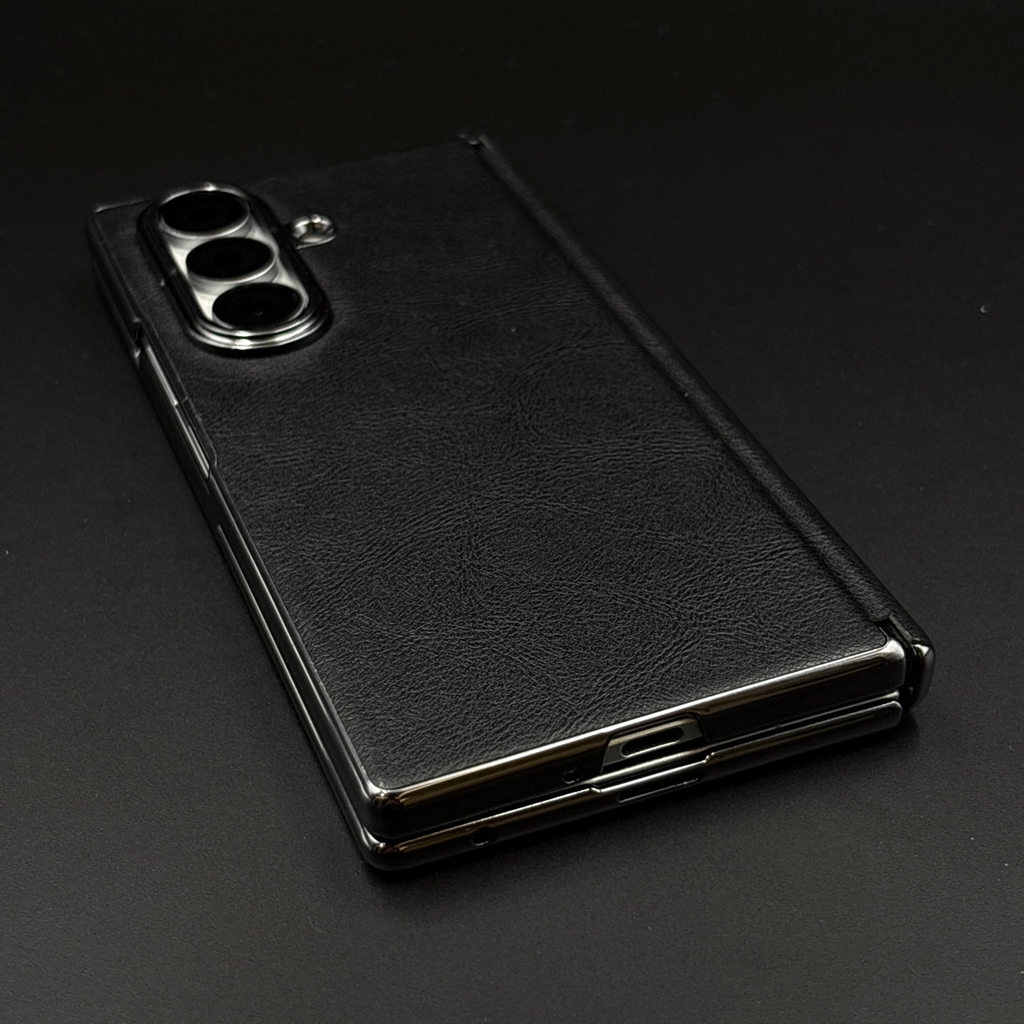 Protective Leather Case for Samsung Galaxy Z Fold 7 | Front Display & Hinge Guard | Luxury Edition