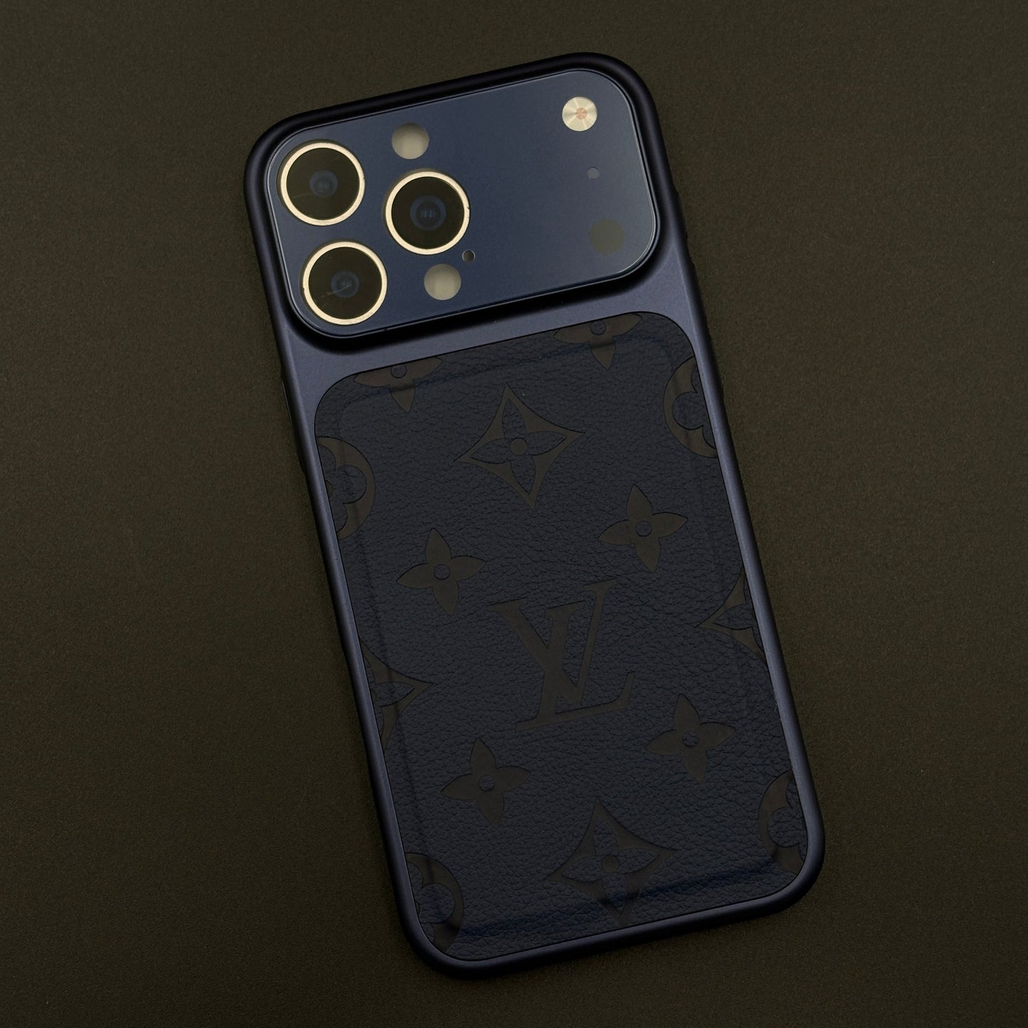 Luxury Fashion Brand Leather Case with Hidden MagSafe and Camera Protection for iPhone 17 Series