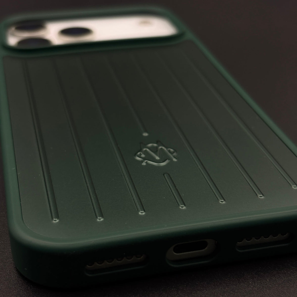 Luxury Luggage Brand RM Vertical Ribbed Hidden MagSafe OG Case for iPhone 17 Series