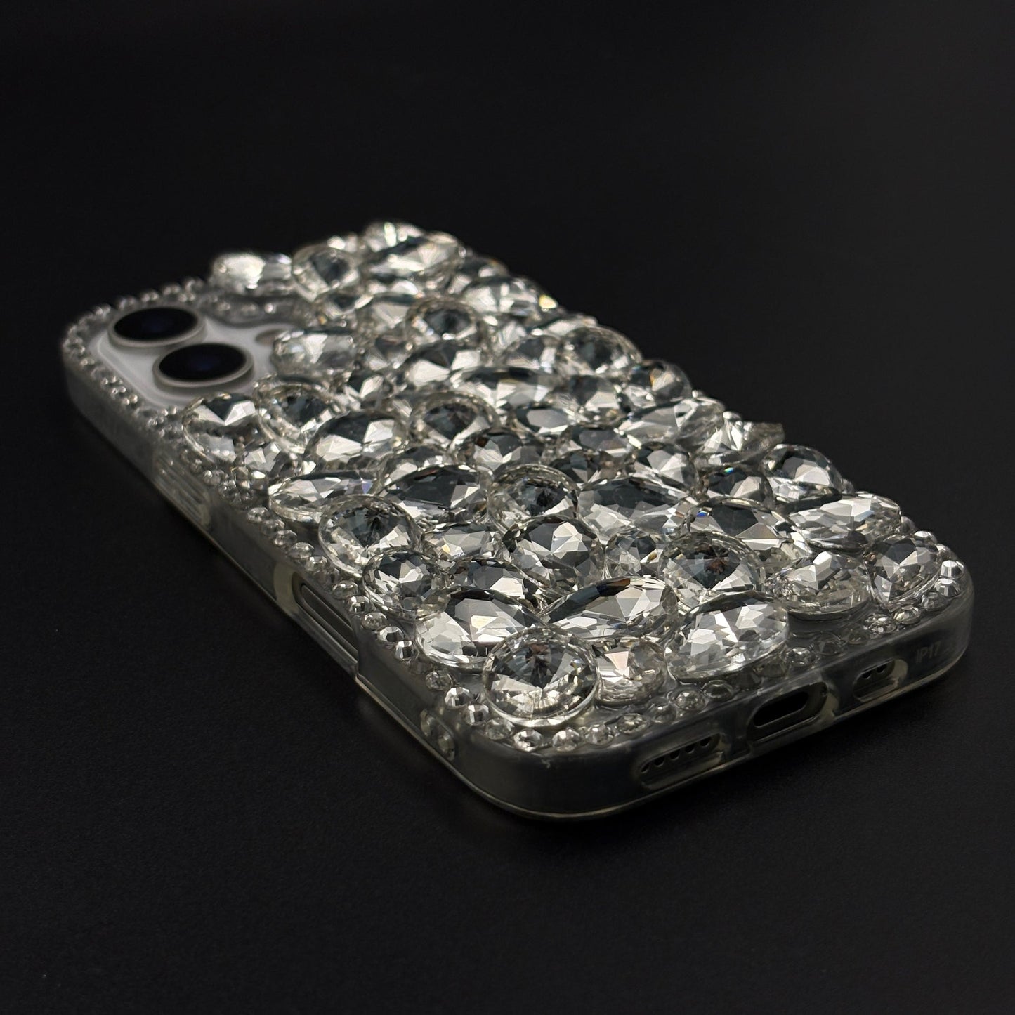 Gemstone Luxe Case for iPhone 17 with Crystal Embellishment and Elegant Sparkle