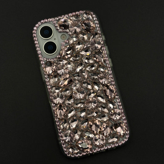Gemstone Luxe Case for iPhone 17 with Crystal Embellishment and Elegant Sparkle