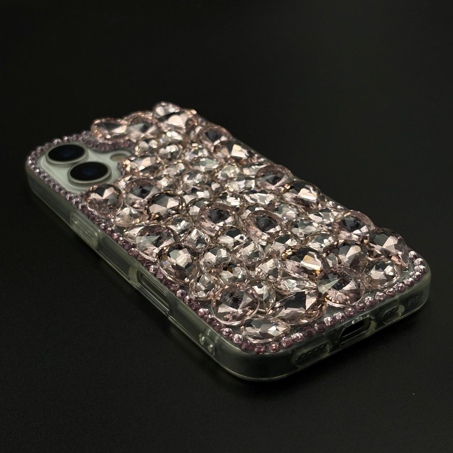 Gemstone Luxe Case for iPhone 17 with Crystal Embellishment and Elegant Sparkle