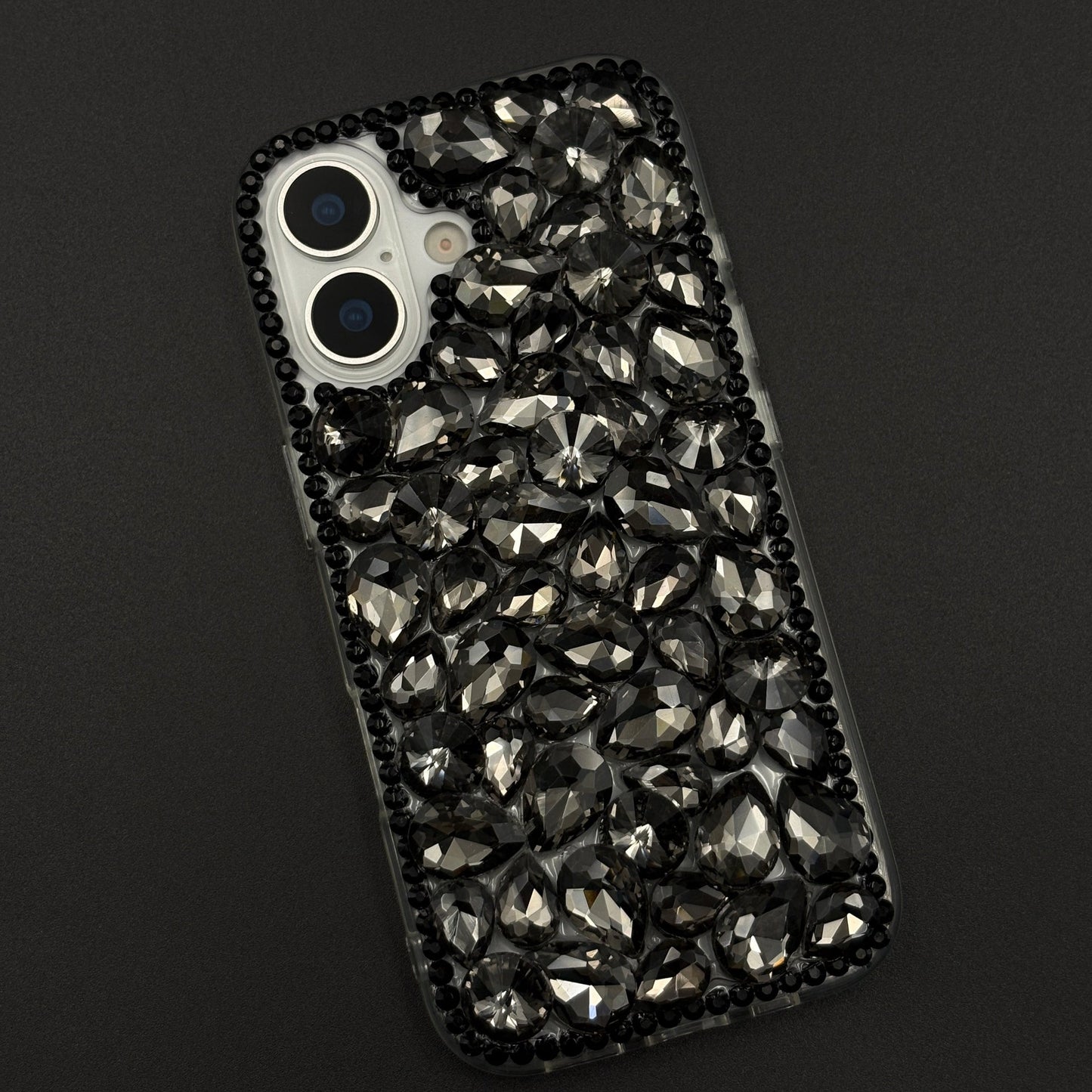 Gemstone Luxe Case for iPhone 17 with Crystal Embellishment and Elegant Sparkle