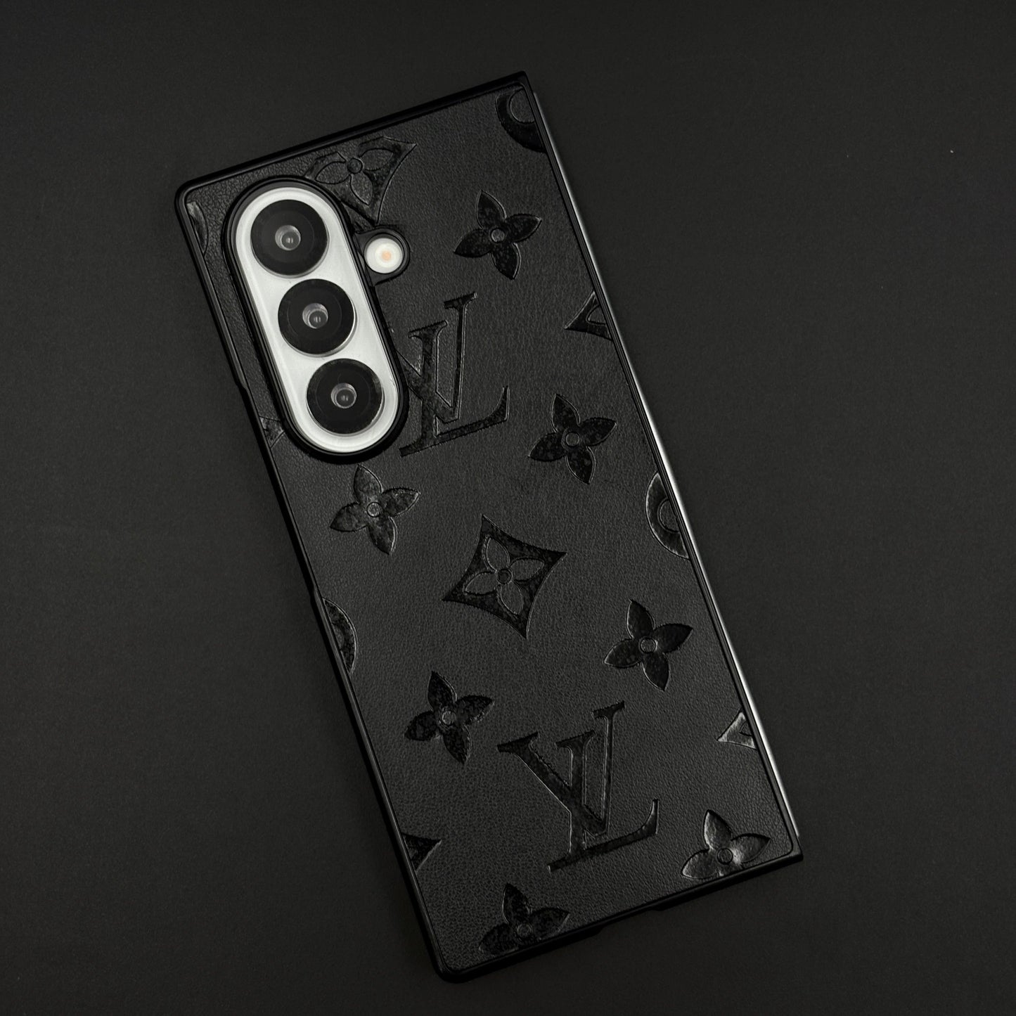 Embossed Feel Leather Designer Case for Samsung Galaxy Z Fold 6 | Ultra-Luxe Brand Edition