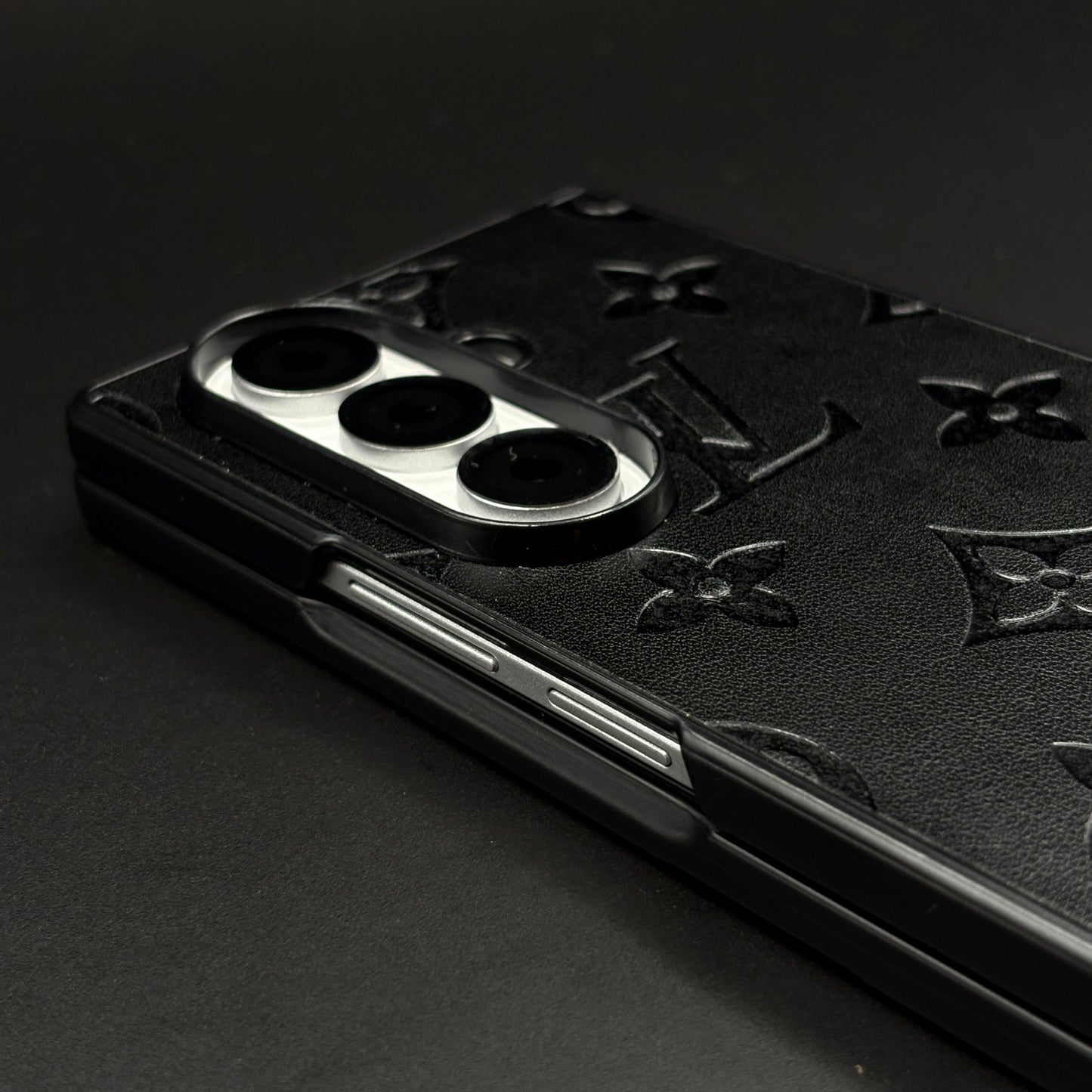 Embossed Feel Leather Designer Case for Samsung Galaxy Z Fold 6 | Ultra-Luxe Brand Edition