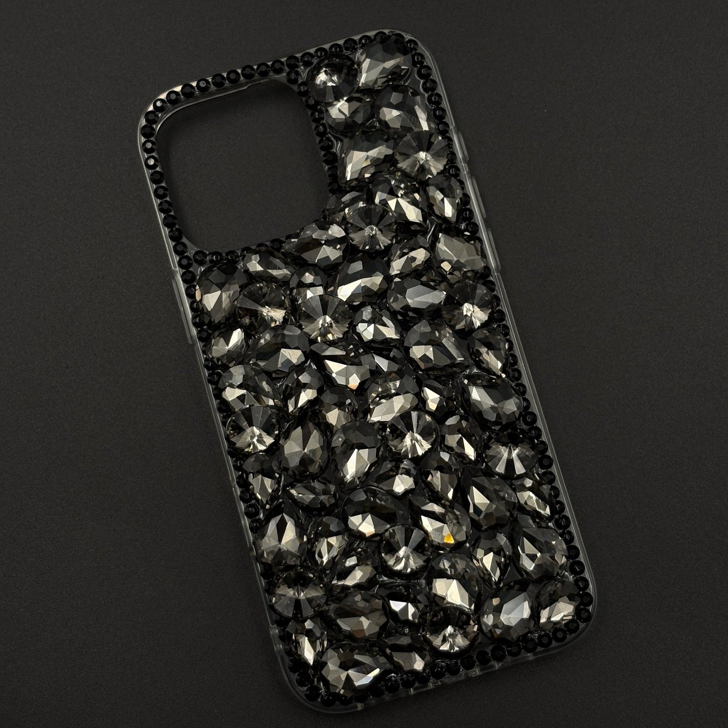 Gemstone Luxe Case for iPhone with Crystal Embellishment and Elegant Sparkle
