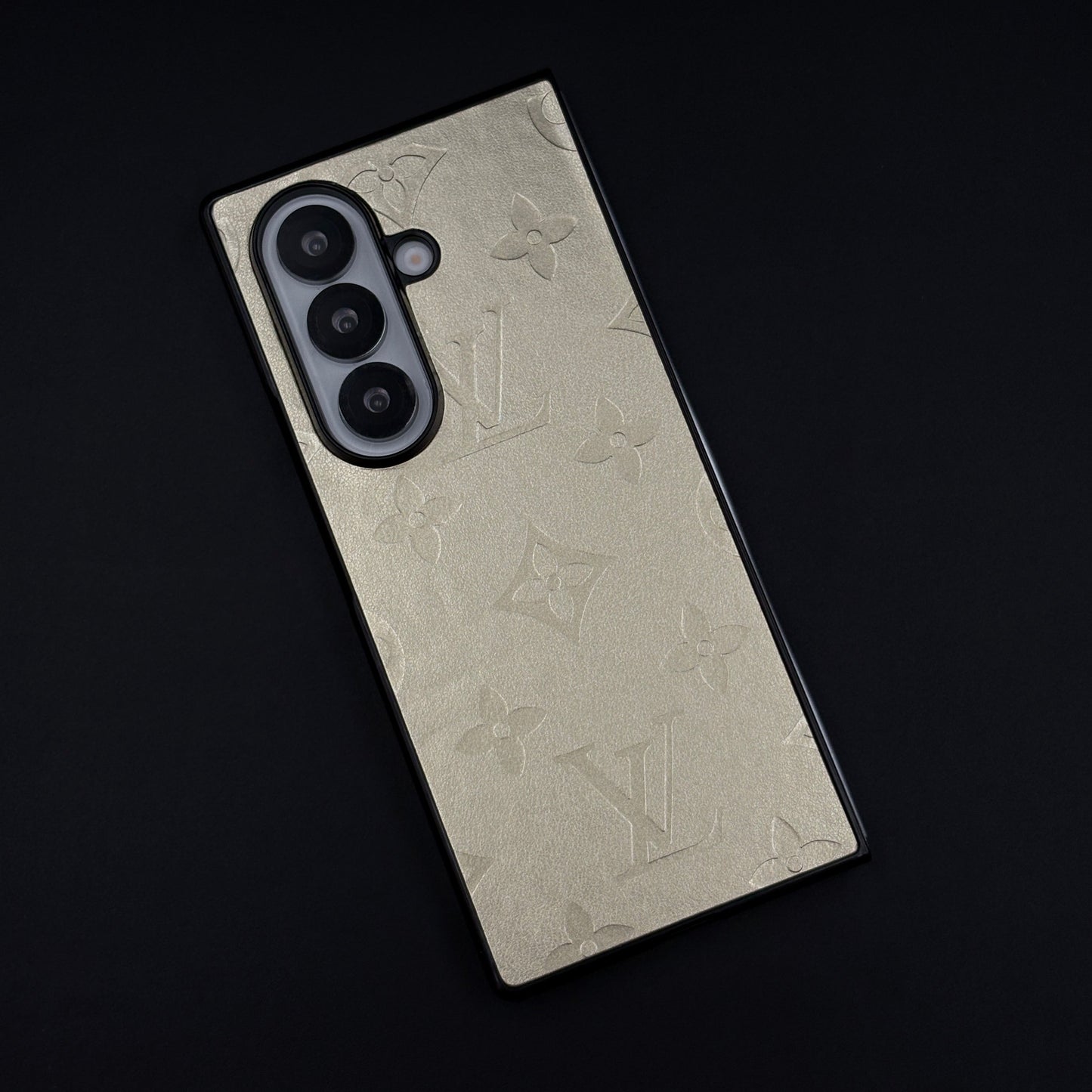 Embossed Feel Leather Designer Case for Samsung Galaxy Z Fold 6 | Ultra-Luxe Brand Edition
