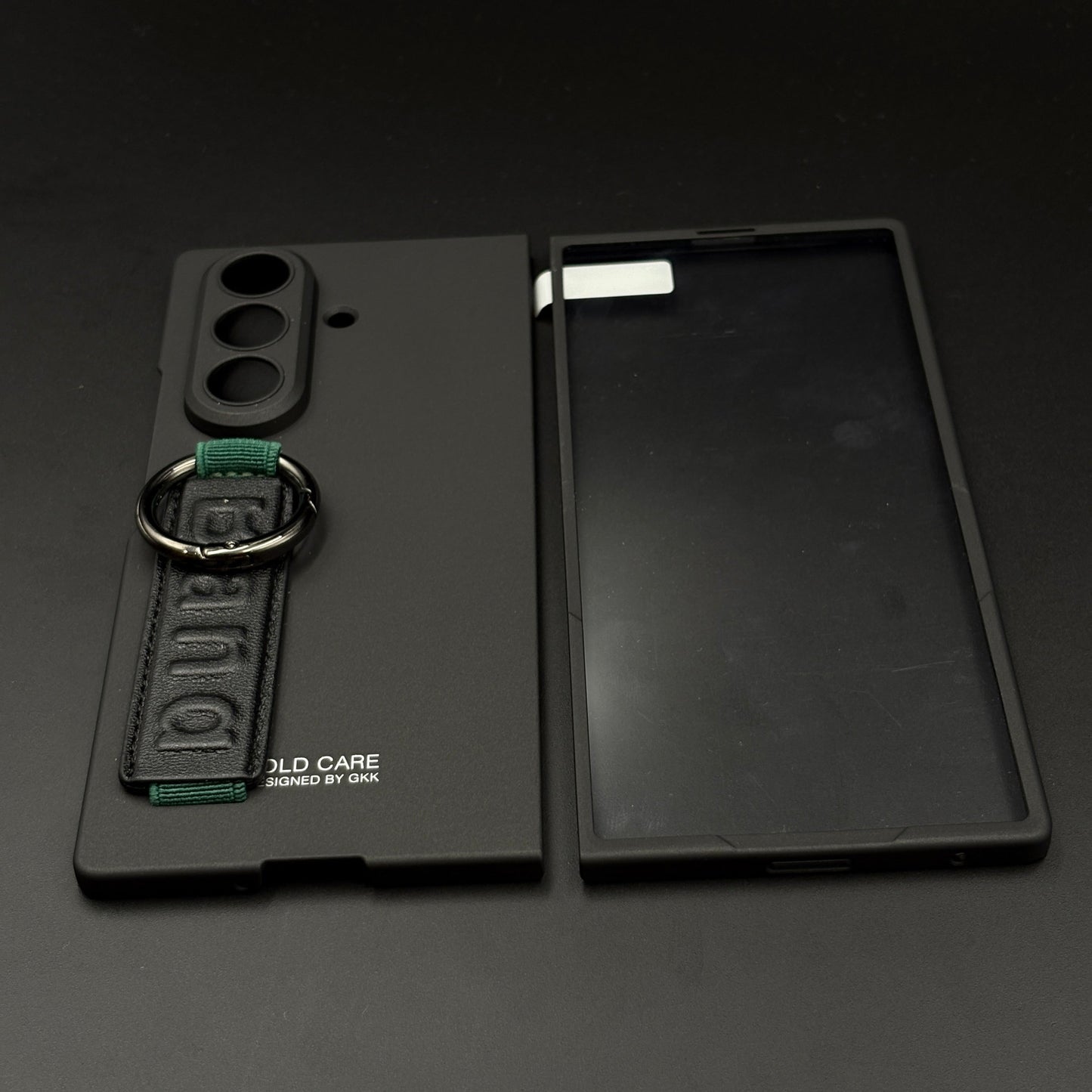 Ring Holder Band Case with Front Screen Protector for Samsung Galaxy Z Fold 5