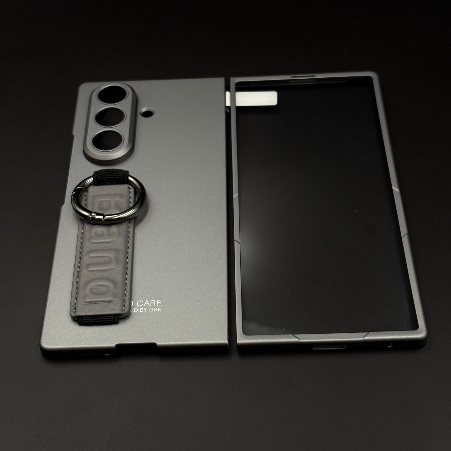 Ring Holder Band Case with Front Screen Protector for Samsung Galaxy Z Fold 5