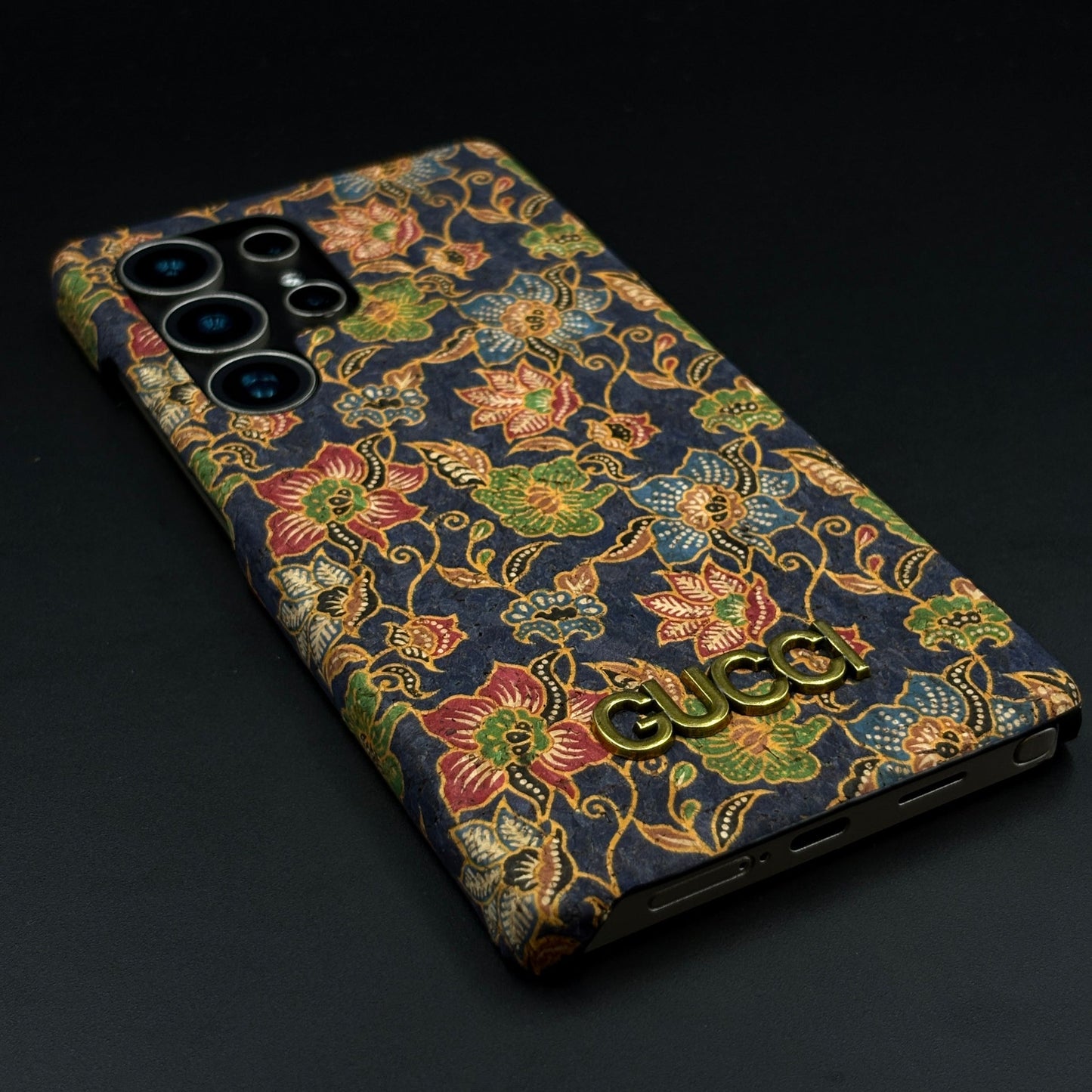 GG Embossed Floral Case for Samsung Galaxy S25 Ultra | Luxury Designer Protective Cover