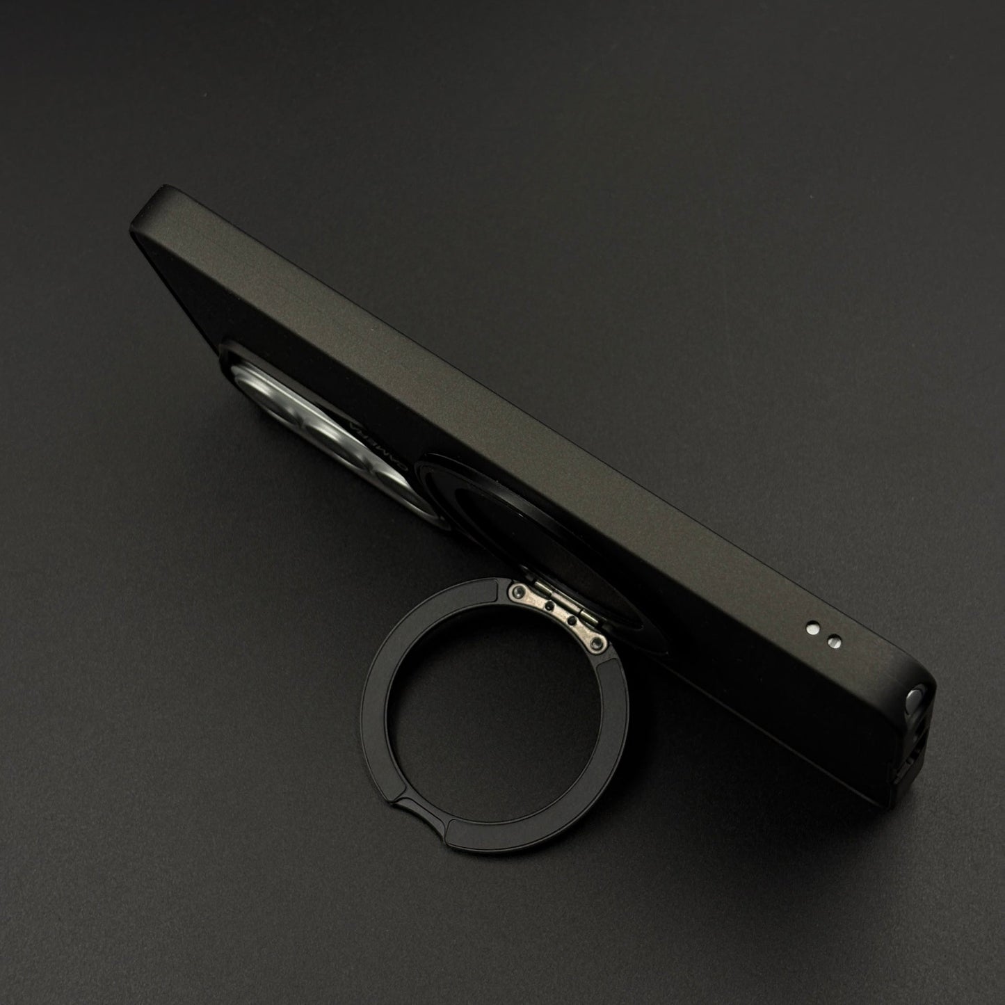 Leather Metal Rotating Stand MagSafe Case for Samsung Galaxy S26 Ultra