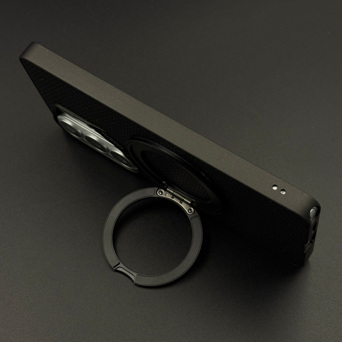 Leather Metal Rotating Stand MagSafe Case for Samsung Galaxy S26 Ultra