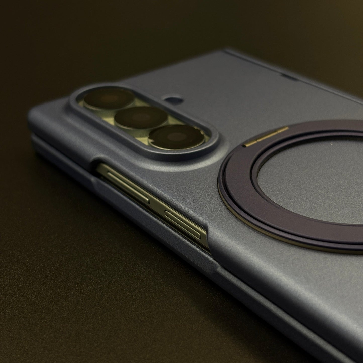 Matte Case with Hinge Protection with Pen and Front Screen Guard for Samsung Galaxy Z Fold 7