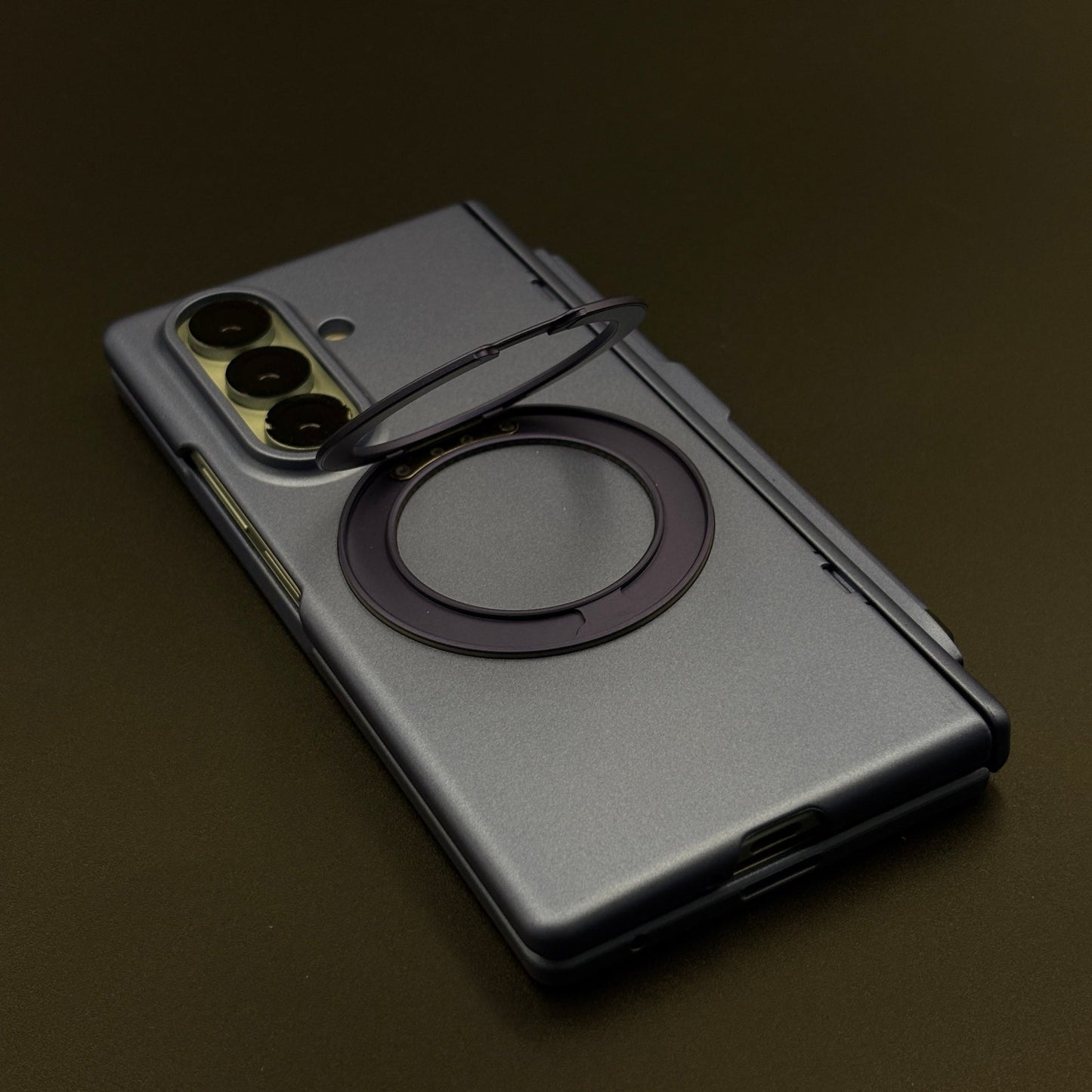 Matte Case with Hinge Protection with Pen and Front Screen Guard for Samsung Galaxy Z Fold 7