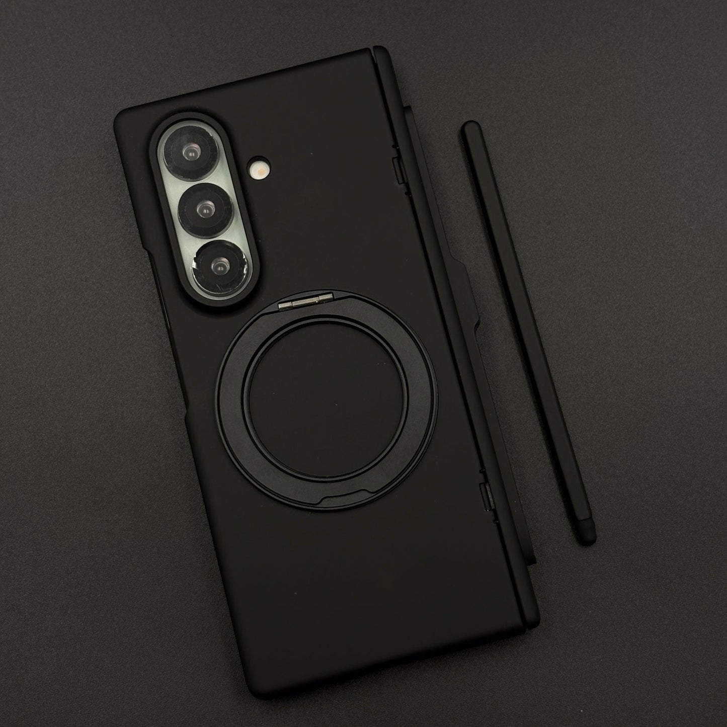 Matte Case with Hinge Protection with Pen and Front Screen Guard for Samsung Galaxy Z Fold 7