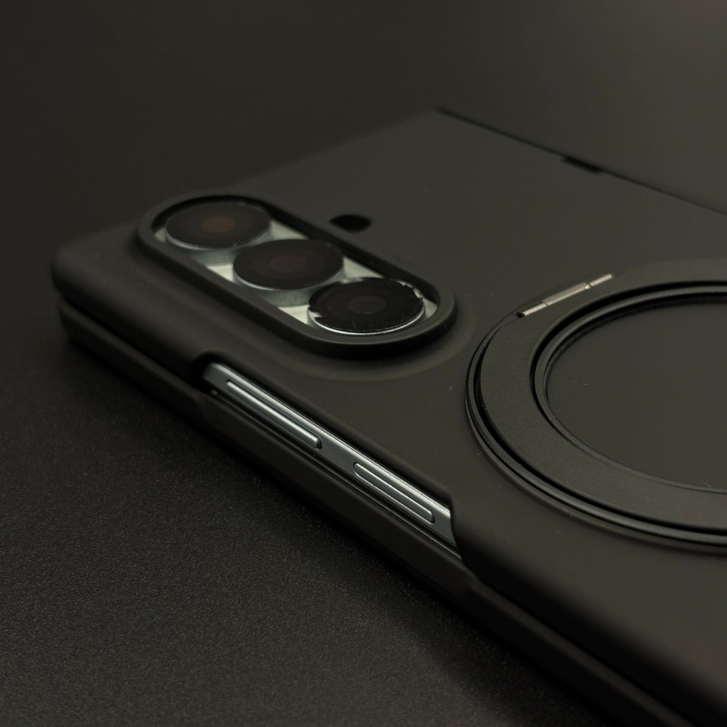 Matte Case with Hinge Protection with Pen and Front Screen Guard for Samsung Galaxy Z Fold 7