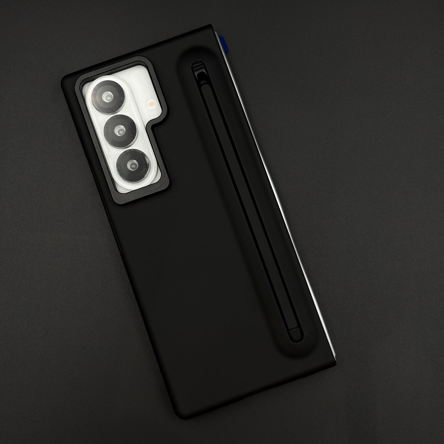 Matte Case with Pen Slot & Front Screen Protector for Samsung Galaxy Z Fold 7