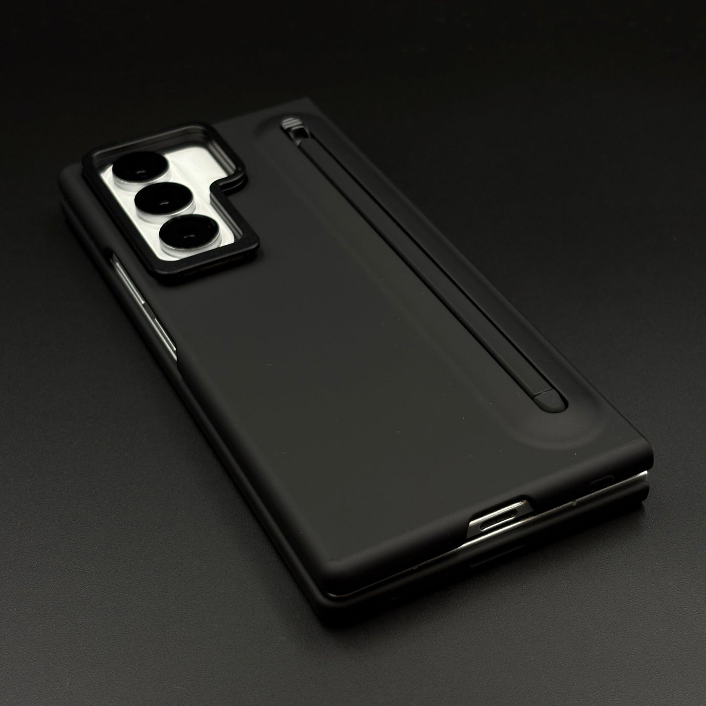 Matte Case with Pen Slot & Front Screen Protector for Samsung Galaxy Z Fold 7