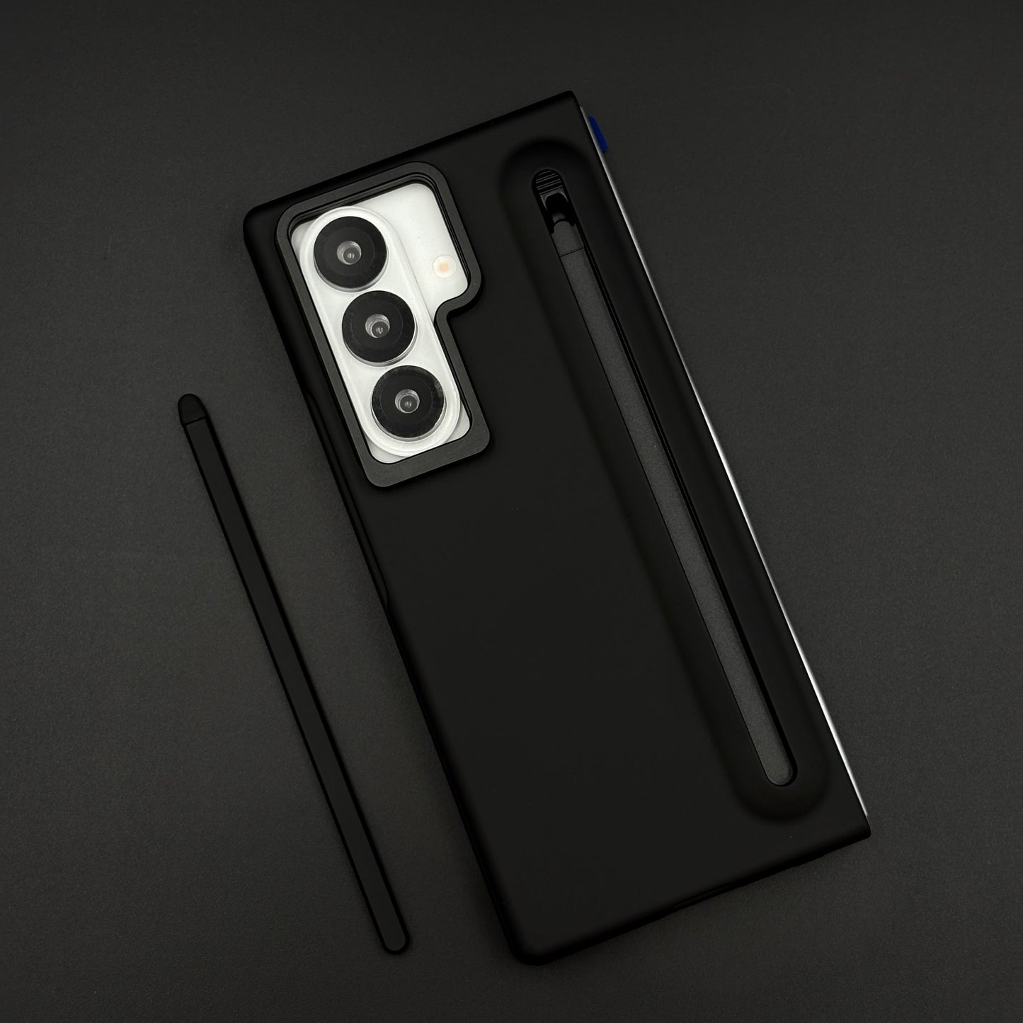 Matte Case with Pen Slot & Front Screen Protector for Samsung Galaxy Z Fold 6