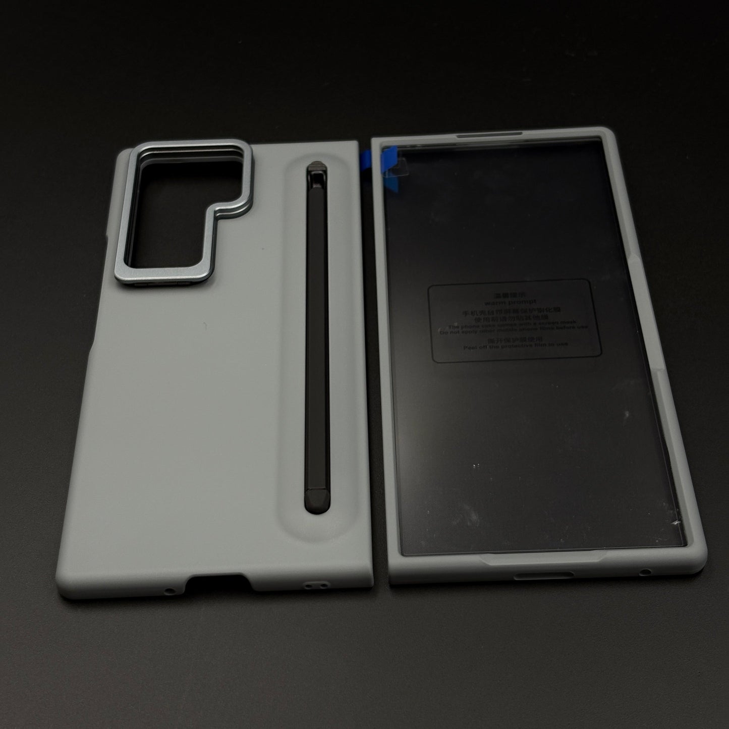 Matte Case with Pen Slot & Front Screen Protector for Samsung Galaxy Z Fold 7