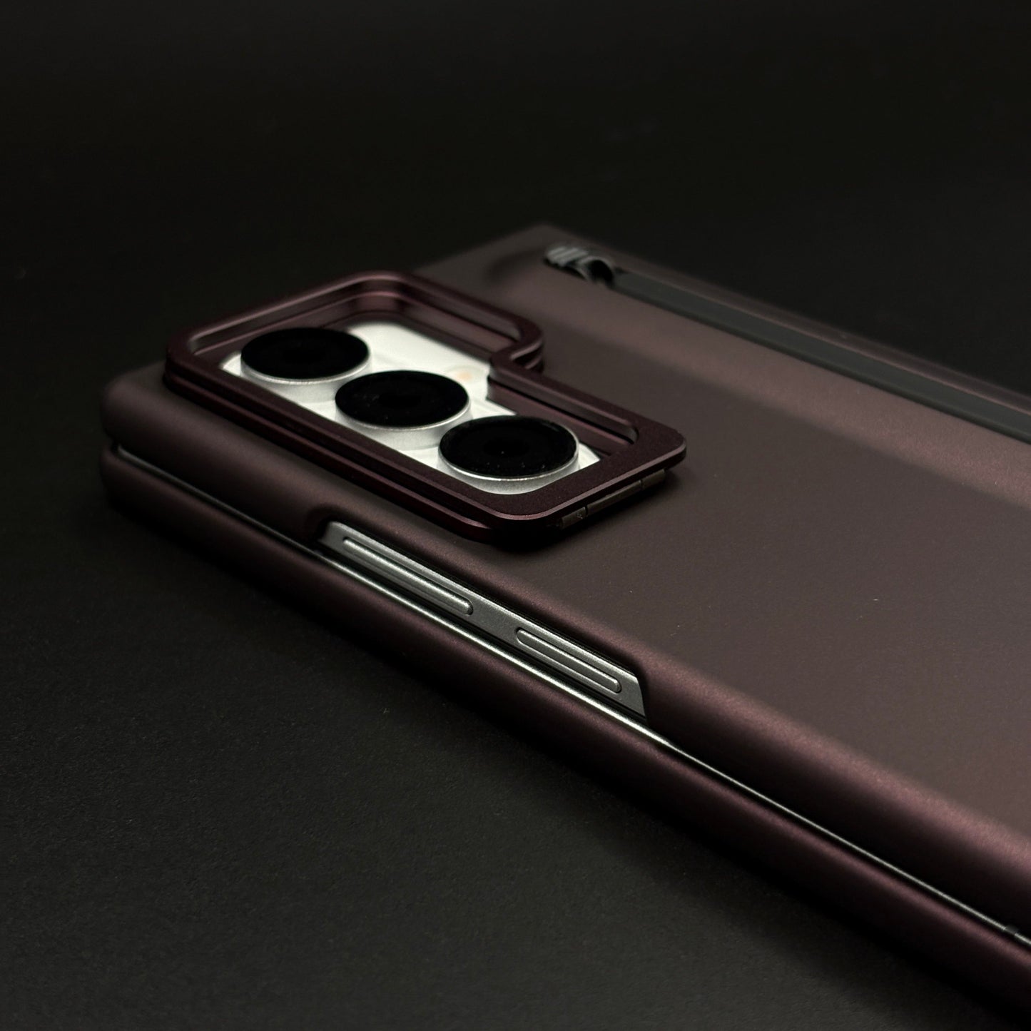 Matte Case with Pen Slot & Front Screen Protector for Samsung Galaxy Z Fold 6