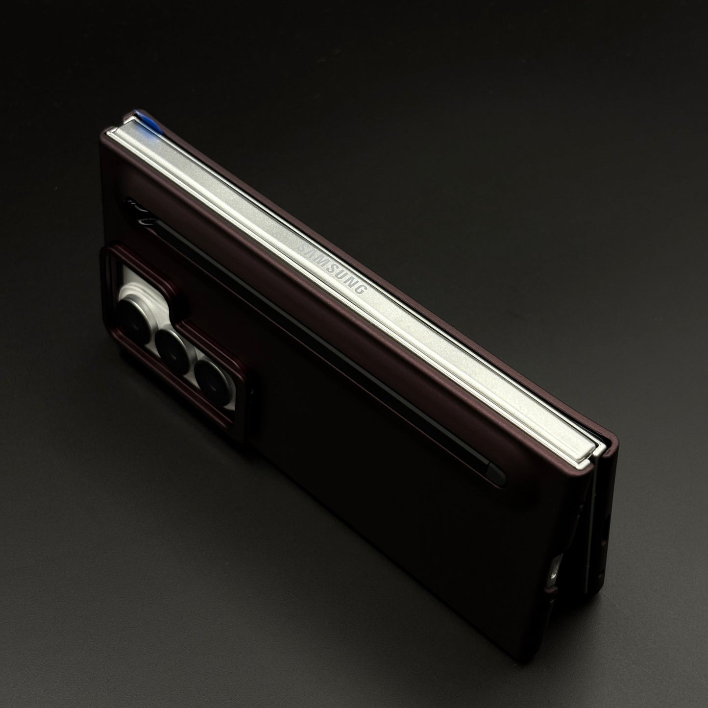 Matte Case with Pen Slot & Front Screen Protector for Samsung Galaxy Z Fold 7