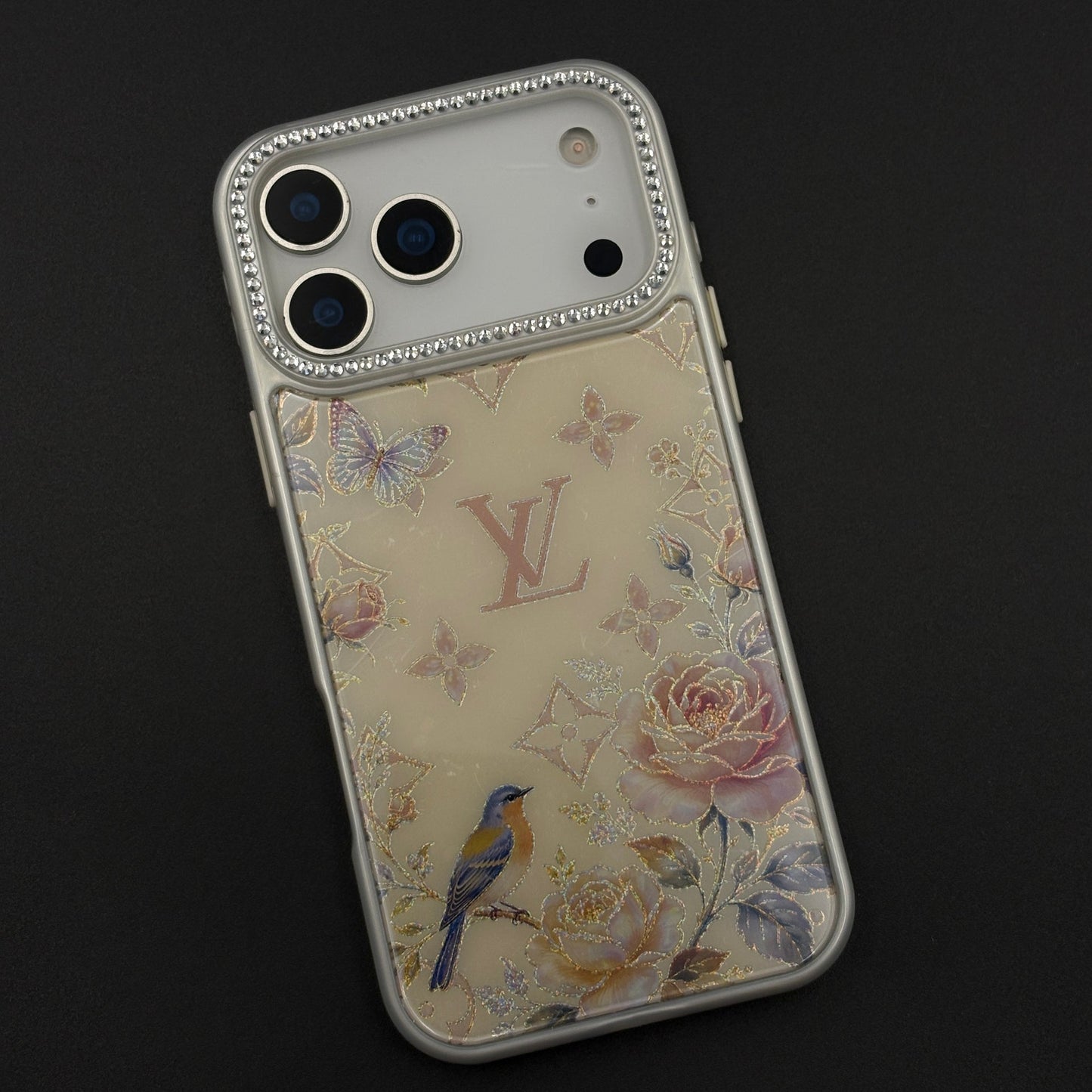 Luxury Fashion Brand Botanical Luxe Case for iPhone 17 Series with Elegant Floral Artwork