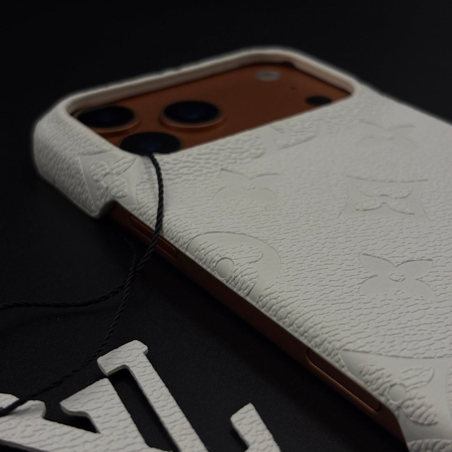Luxury Branded Monogram Mobile Case Cover for iPhone 17 Series | Embossed Logo | Designer inspired