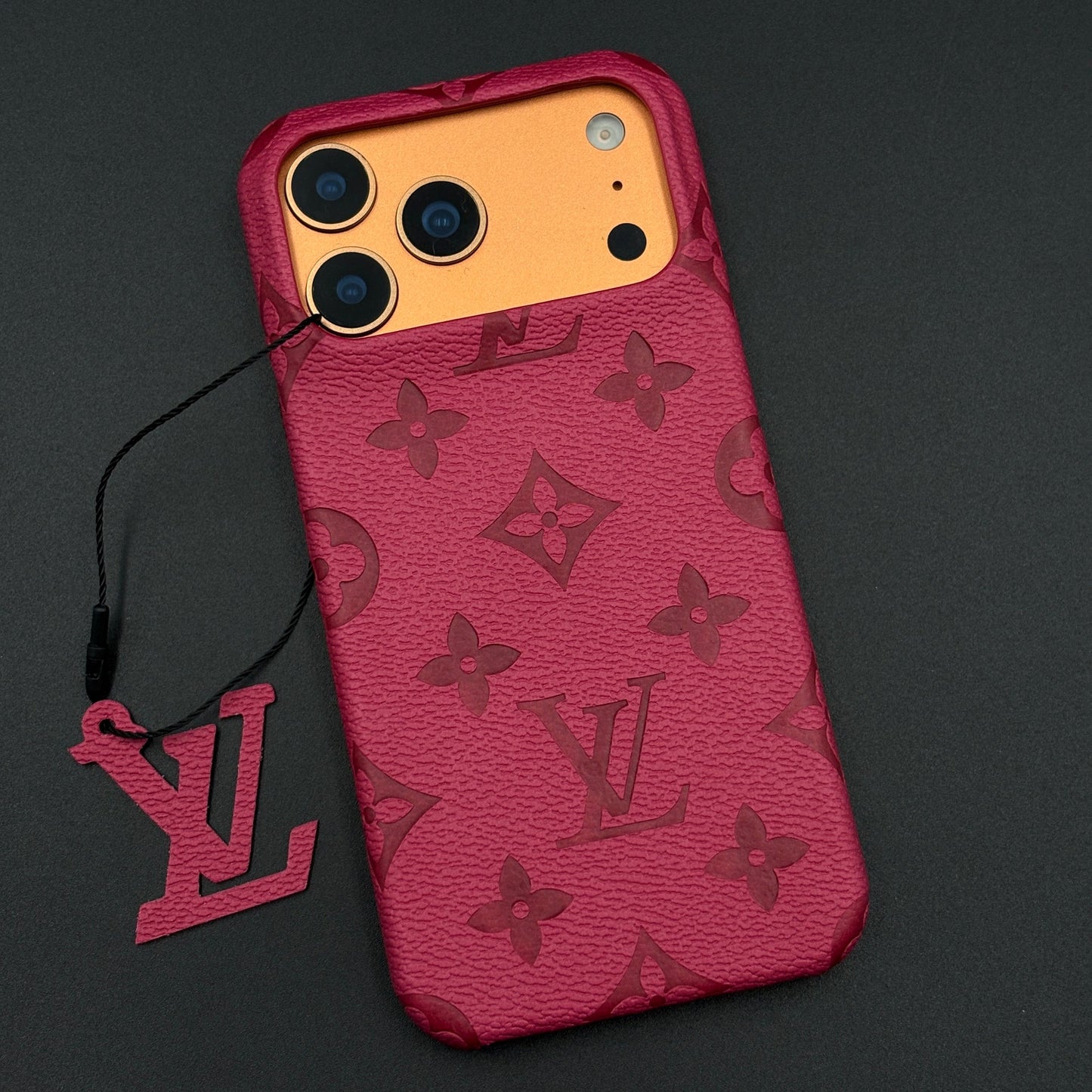 Luxury Branded Monogram Mobile Case Cover for iPhone 17 Series | Embossed Logo | Designer inspired