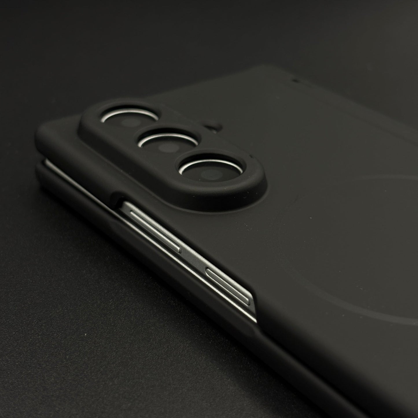 Silicone MagSafe Case with Front Screen Protector and Hinge Protection for Samsung Galaxy Z Fold 8 Ultra