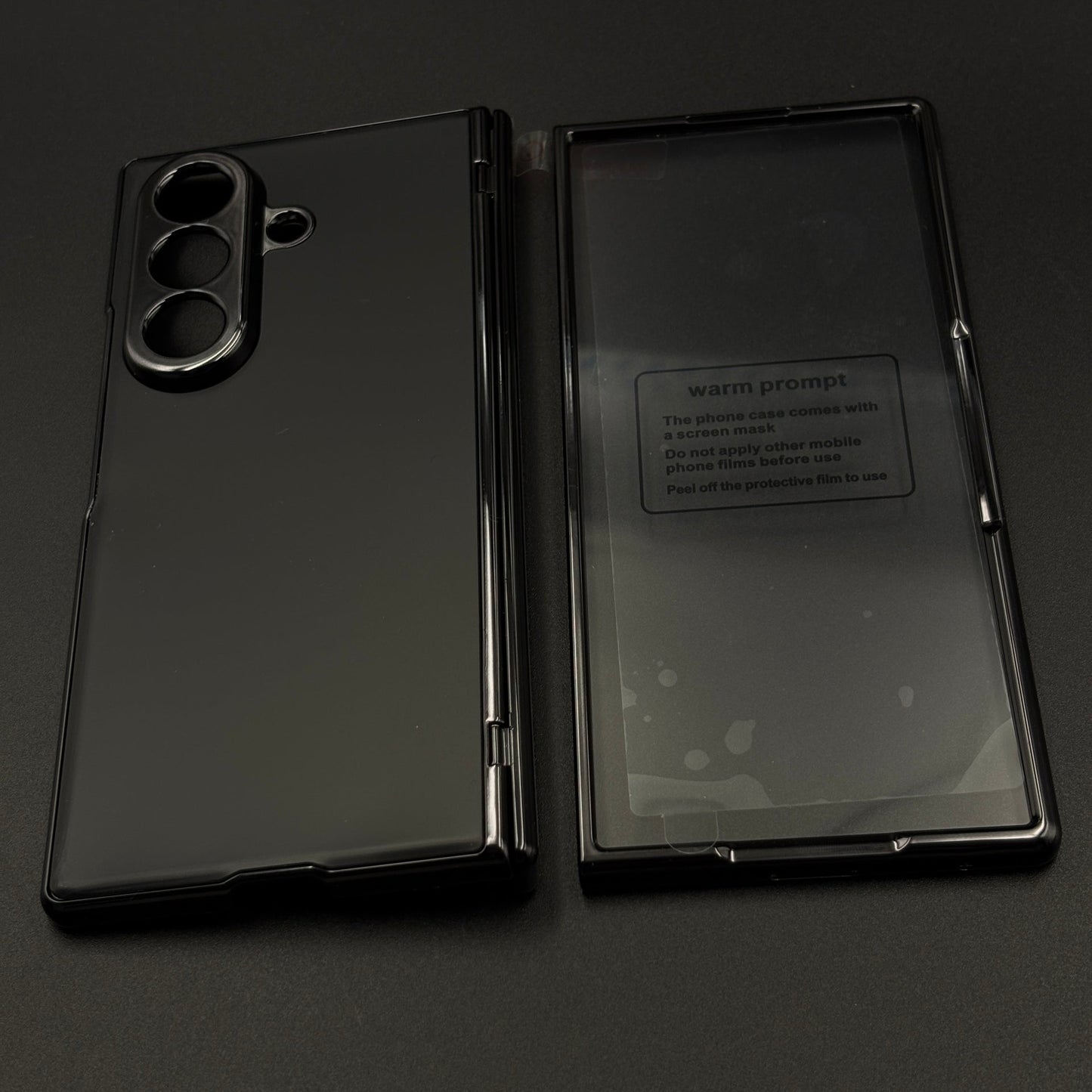 Matte Hinge Protection Case with Front Screen Guard for Samsung Galaxy Z Fold 8 Ultra