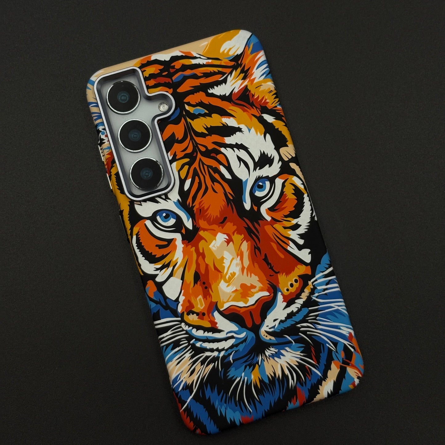 Tiger Premium Slim Case for Samsung Galaxy S24 | S25 | Rare Aramid Texture Finish | Real Carbon Fibre Feel | Hidden MagSafe