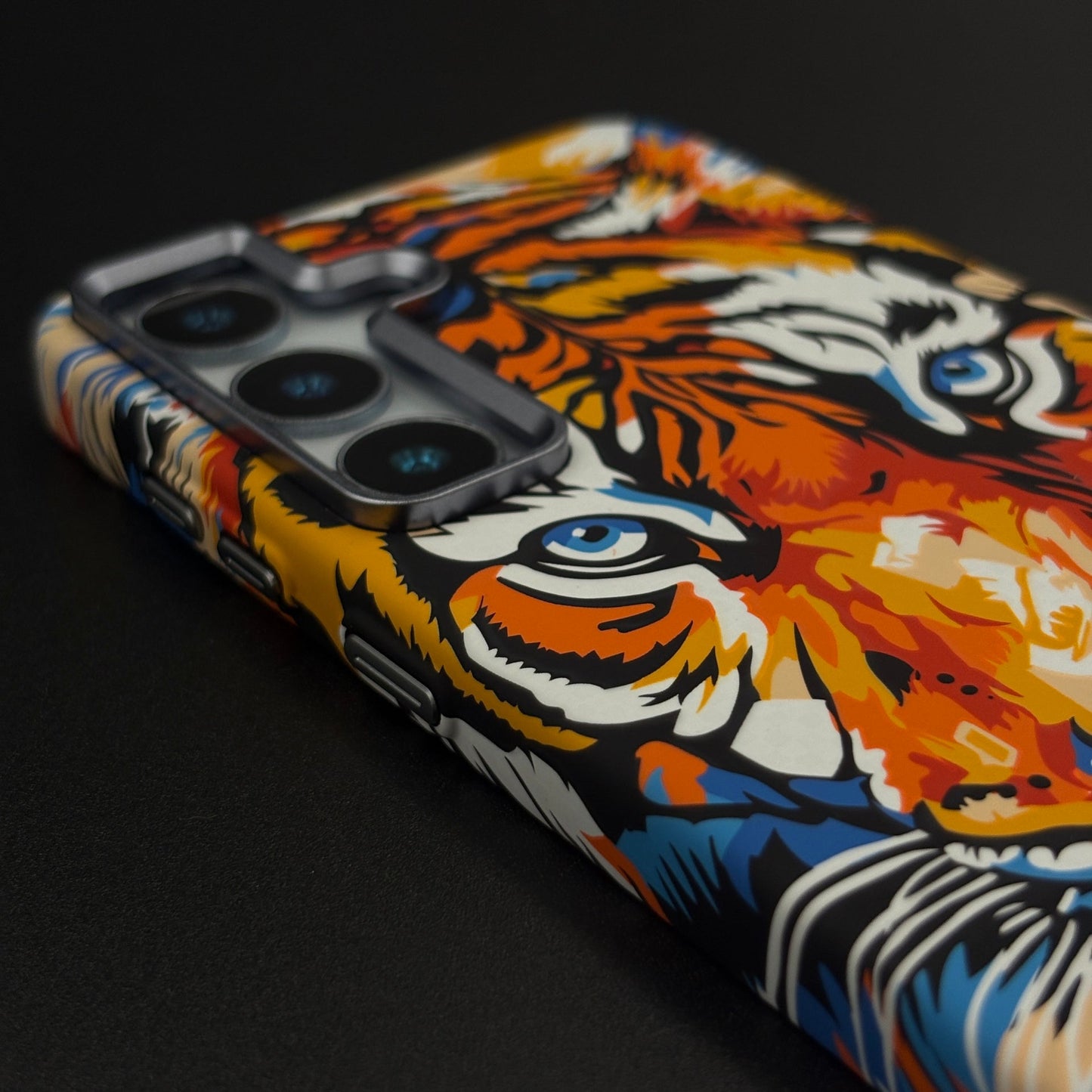 Tiger Premium Slim Case for Samsung Galaxy S24 | S25 | Rare Aramid Texture Finish | Real Carbon Fibre Feel | Hidden MagSafe